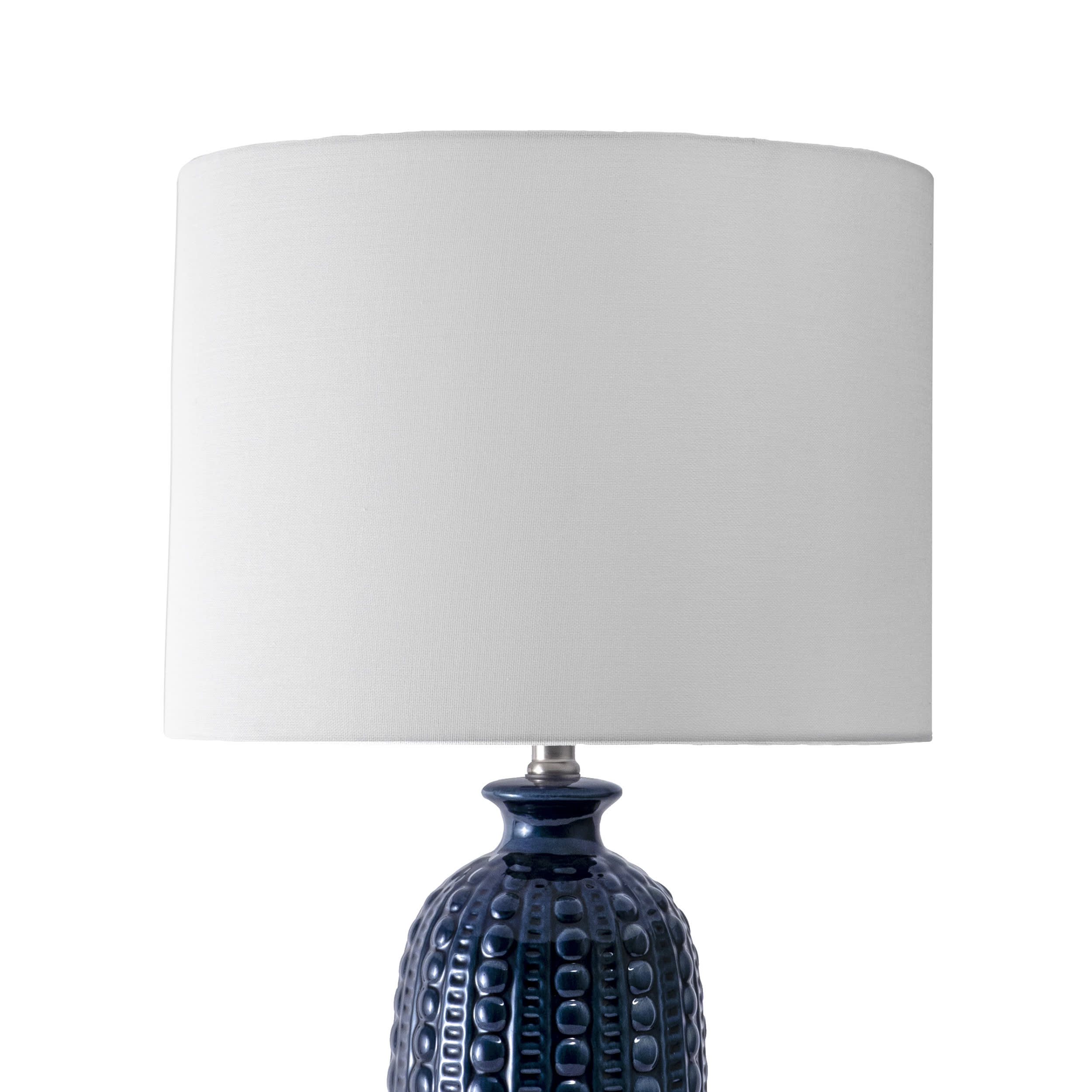 30-inch Polona Ceramic Table Lamp | Navy - Image 6