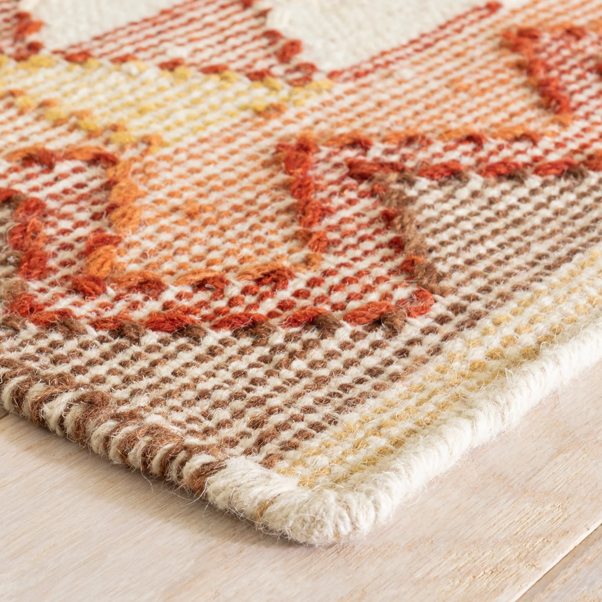 Alford Handwoven Wool Rug | Multi - Image 6