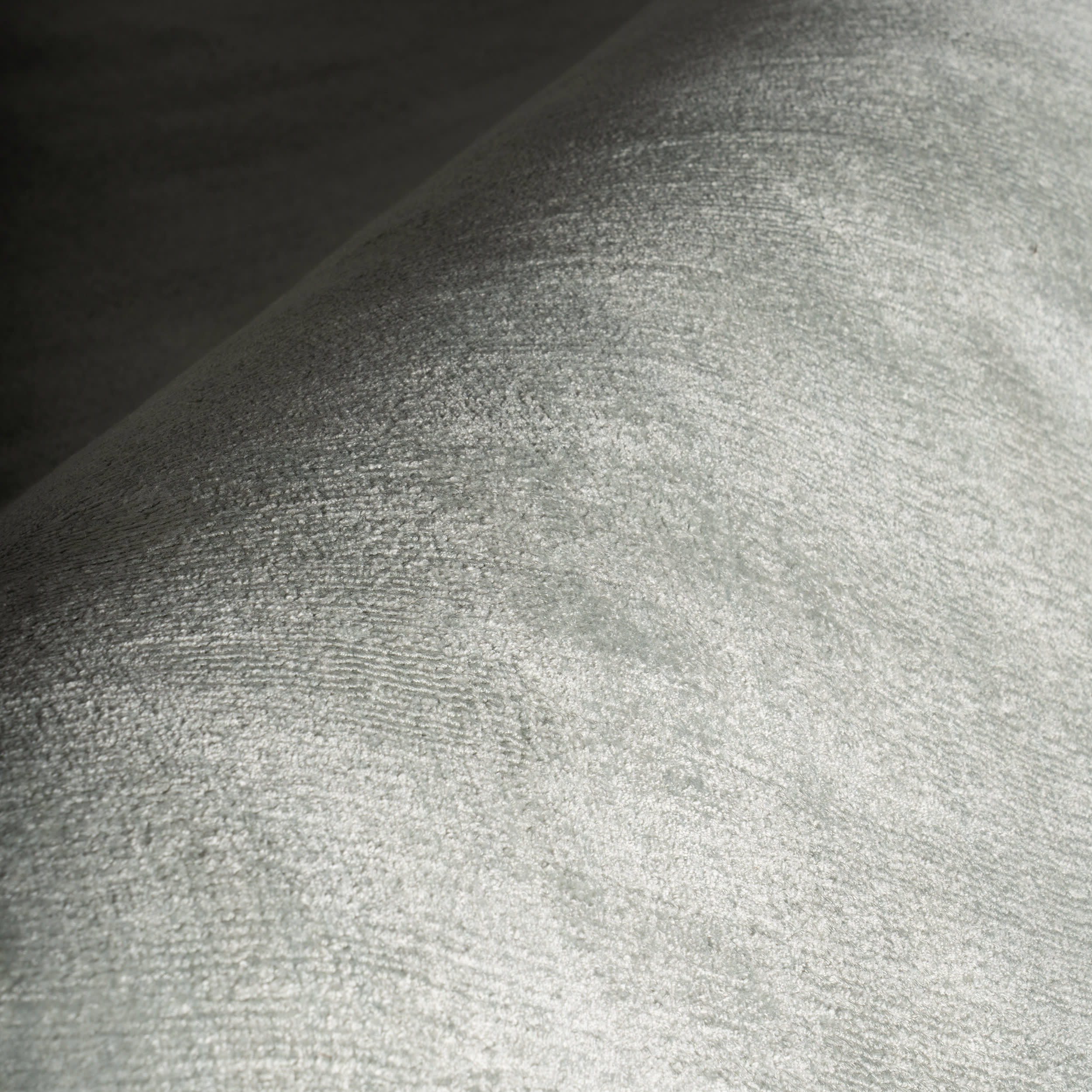 Alva Hand Loom Knotted Viscose Rug | Sky - Image 9