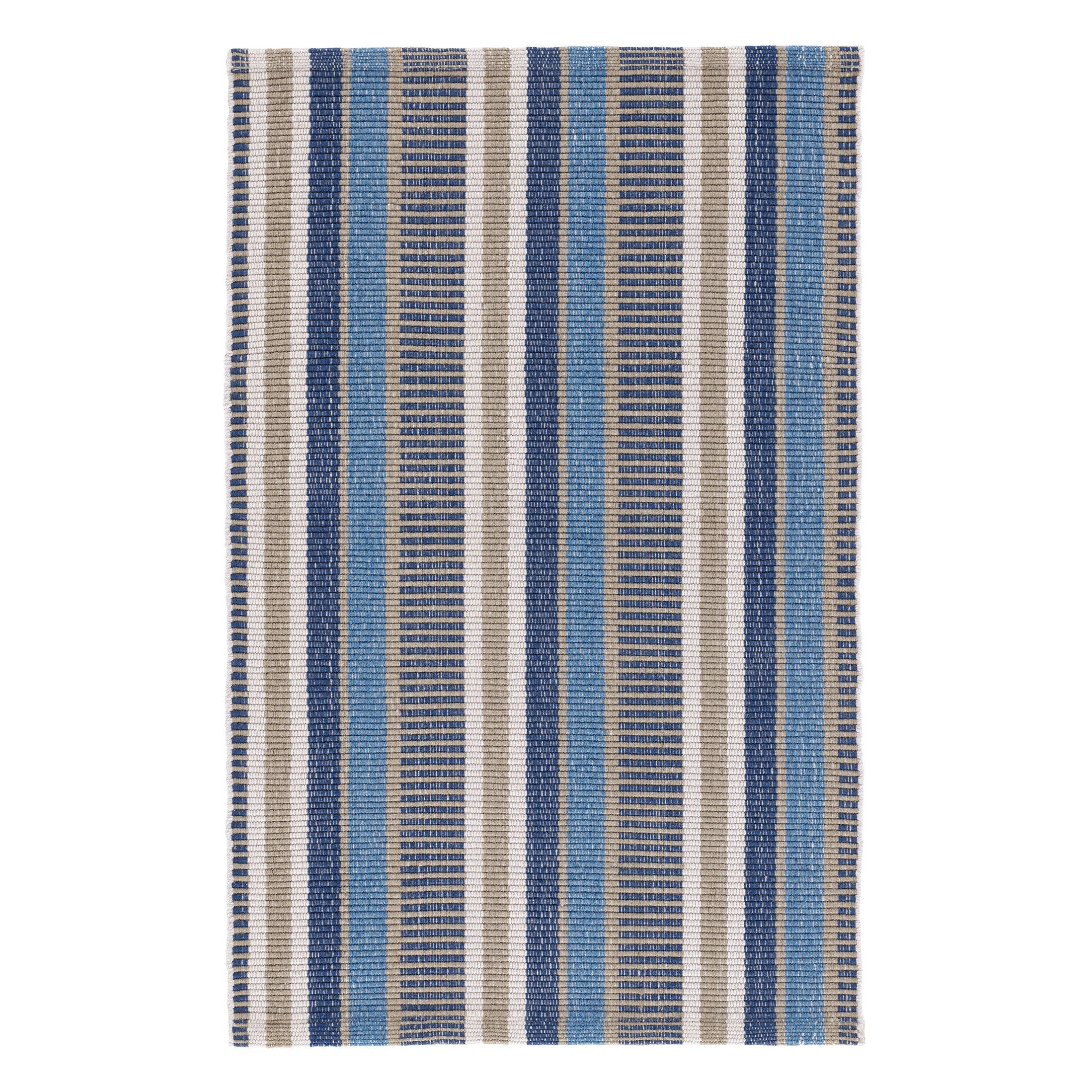Always Greener Handwoven Indoor/Outdoor Rug | Blue/Grey