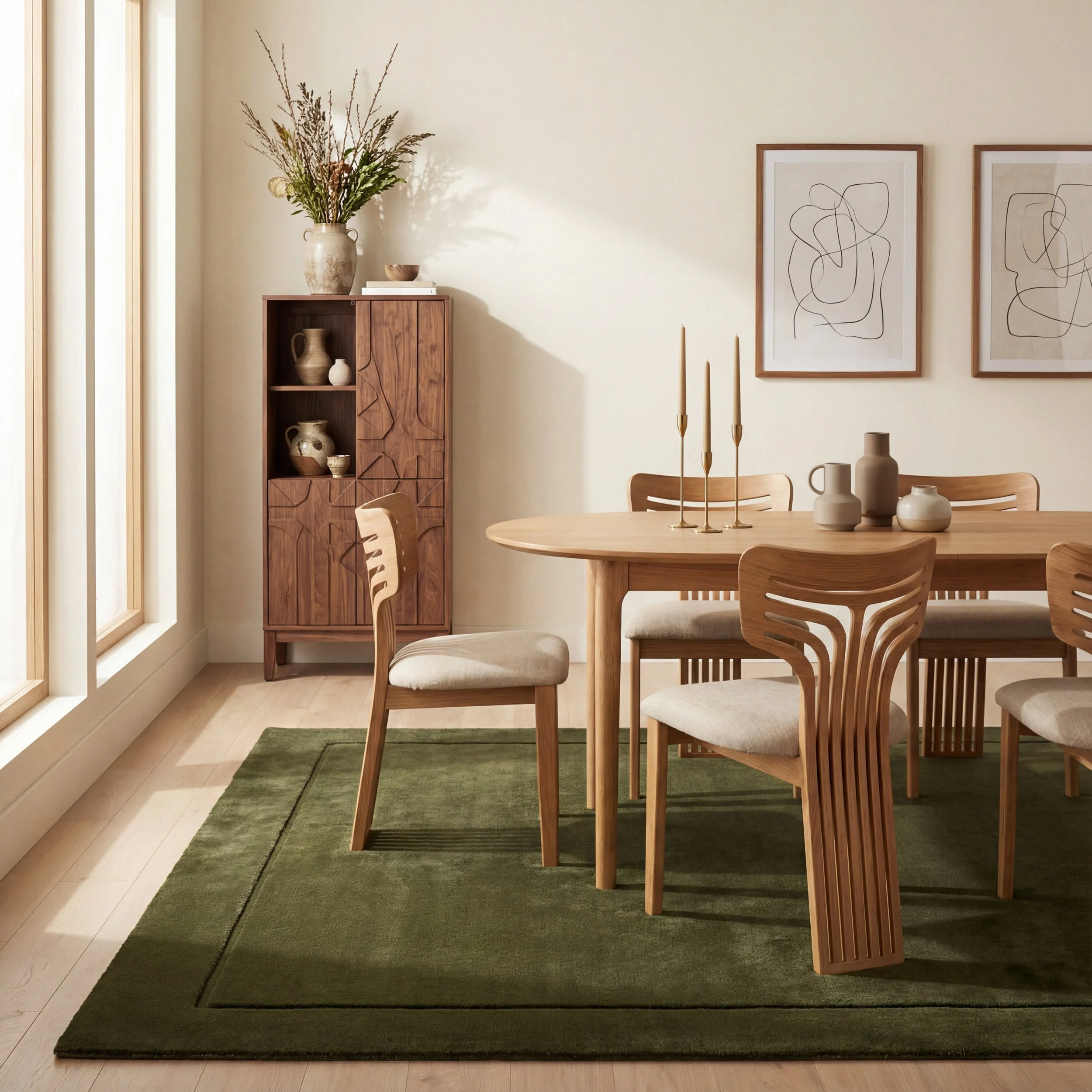 Jones Cloud Washable Rug | Green - Image 4