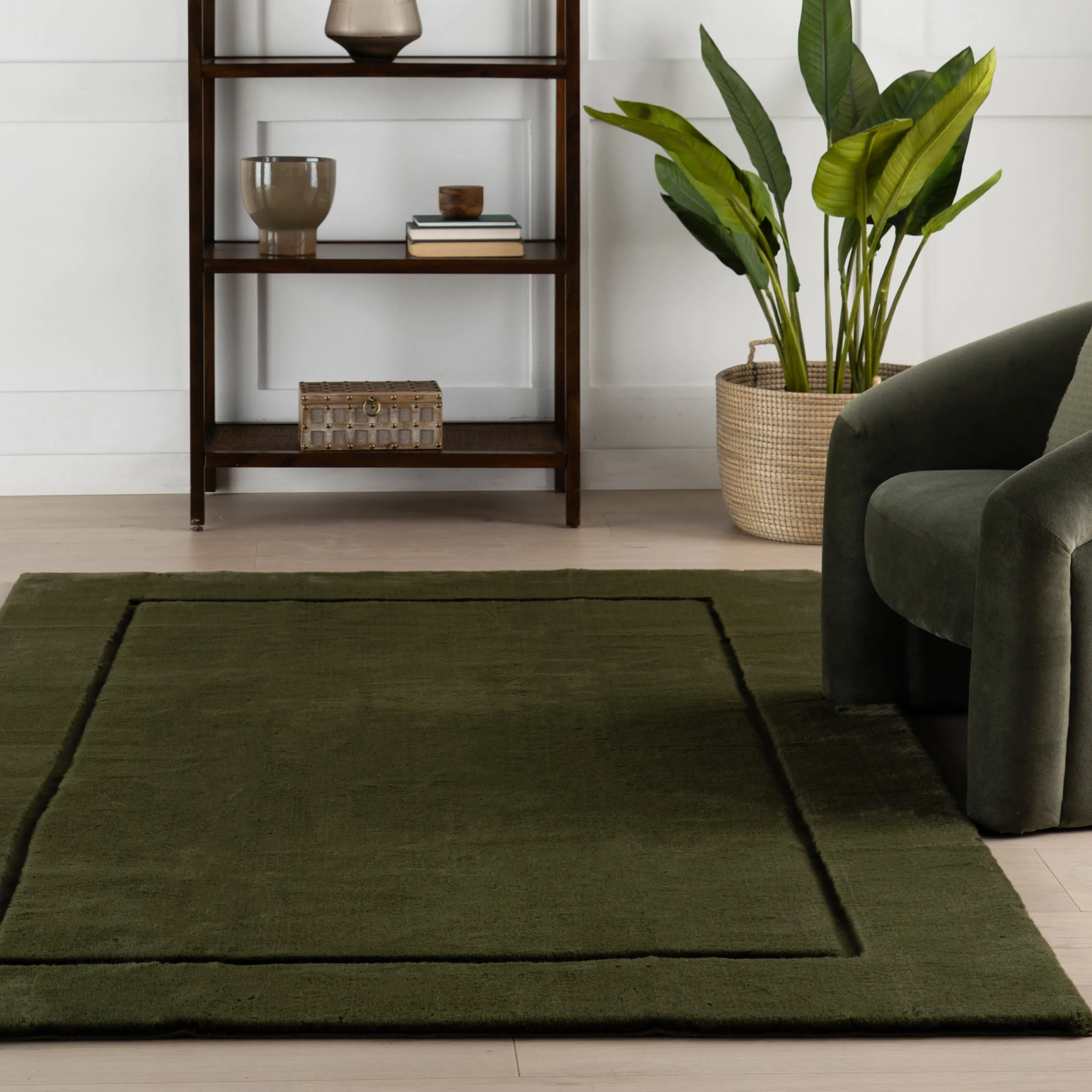 Jones Cloud Washable Rug | Green - Image 8