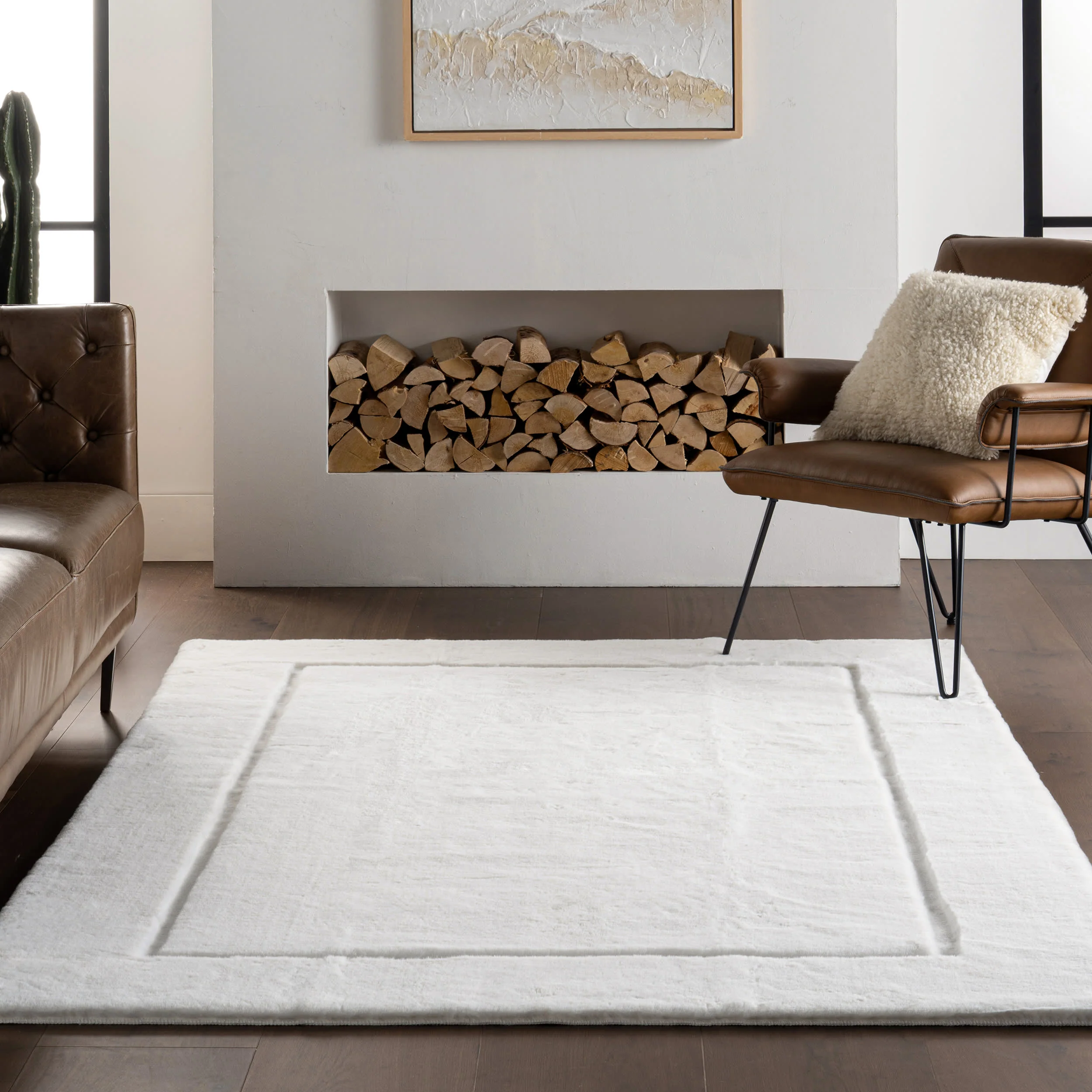 Jones Cloud Washable Rug | Off White - Image 8