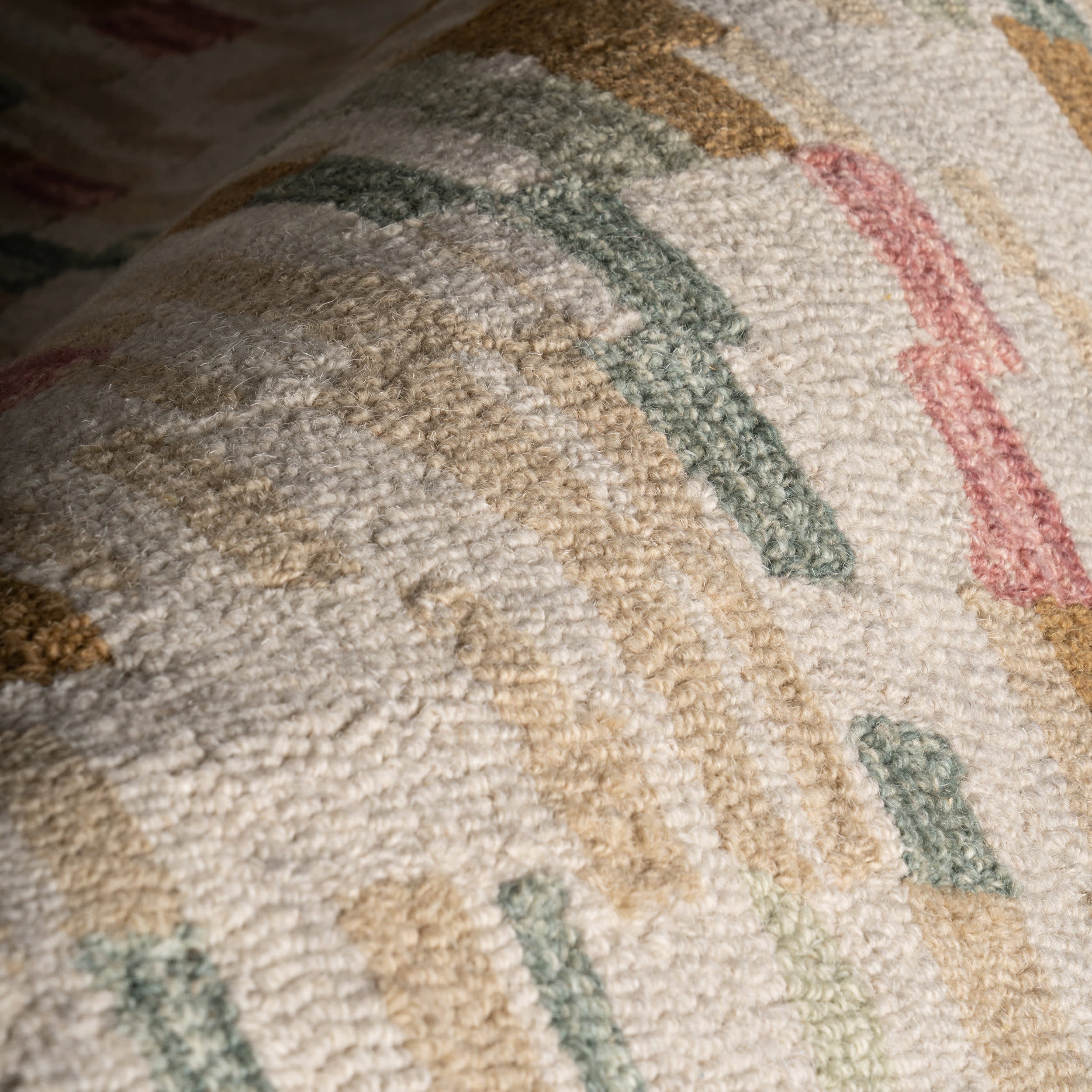 Ashmore Hand Micro Hooked Wool Rug | Multi - Image 9