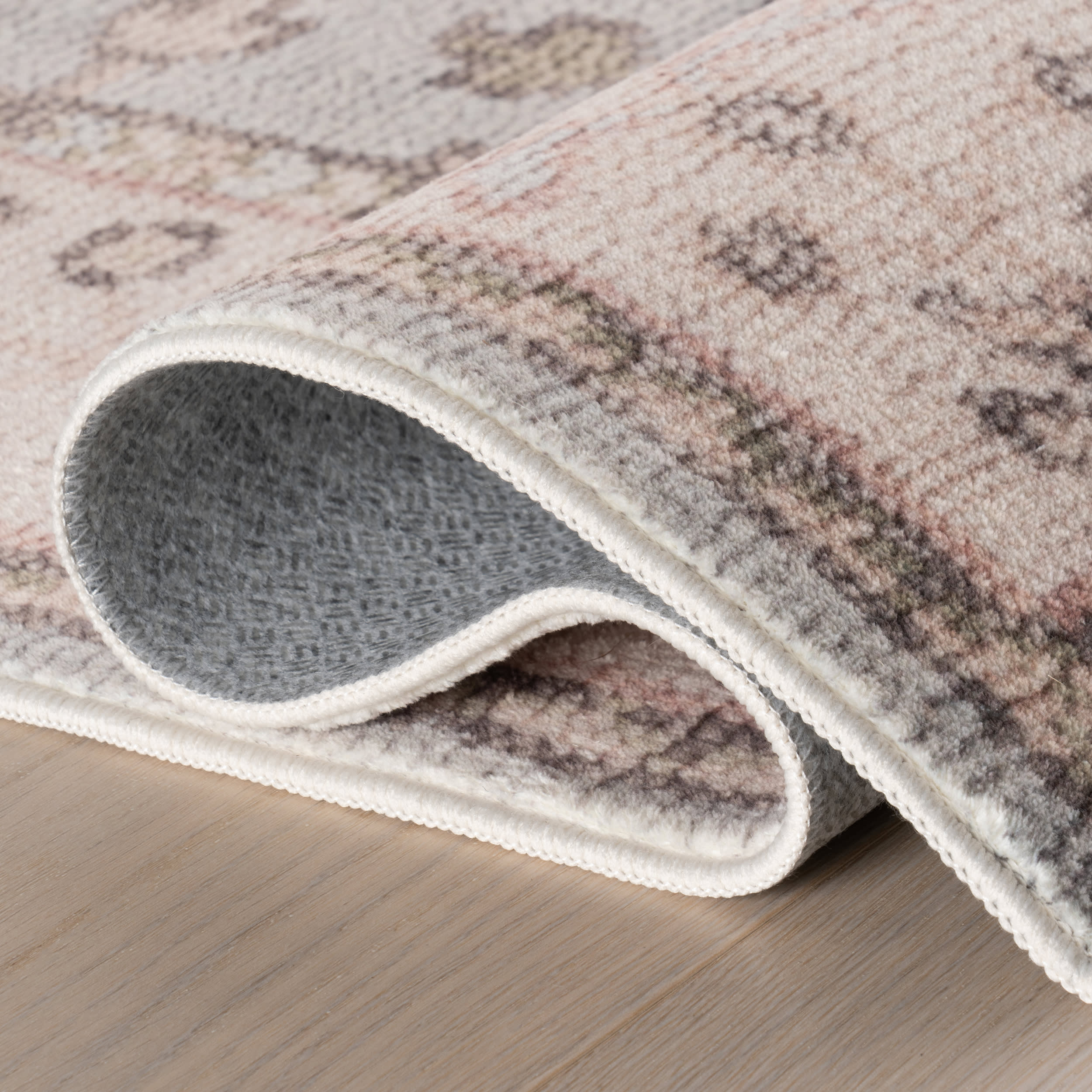 Athens Washable Rug | Light Blue - Image 6