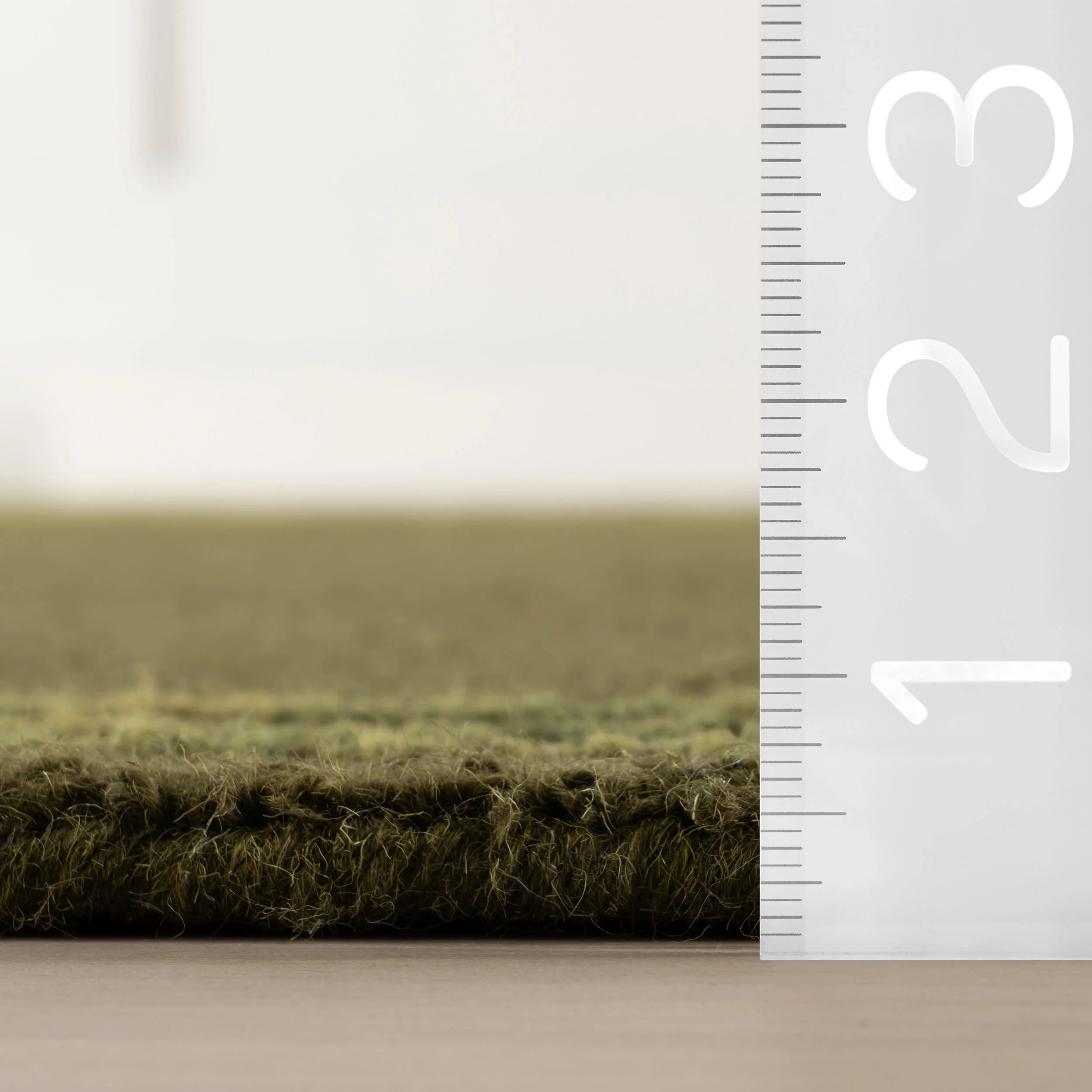 Baina Modern Bordered Rug | Green - Image 7