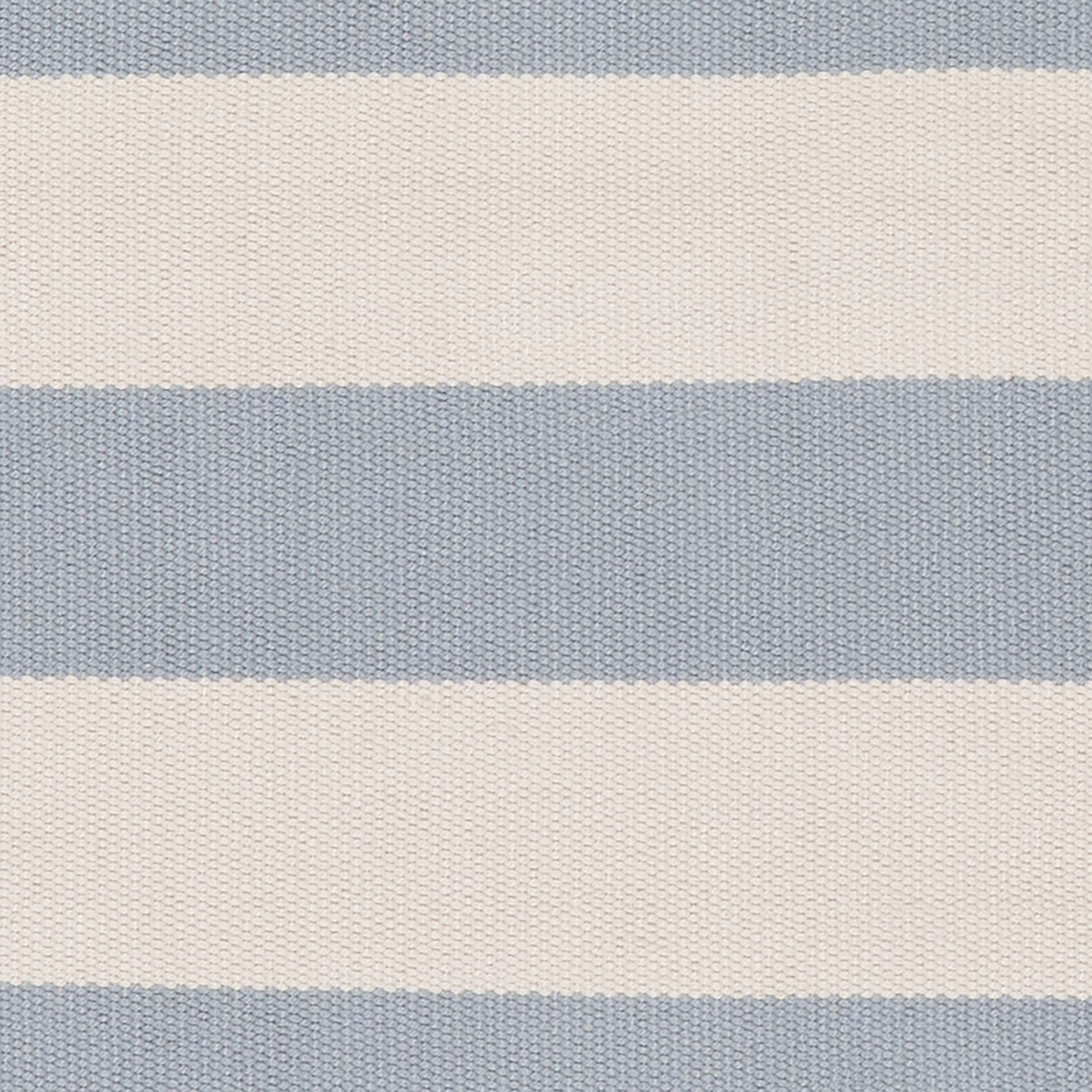 Banks Stripe Handwoven Indoor/Outdoor Rug Swatch | Swedish Blue