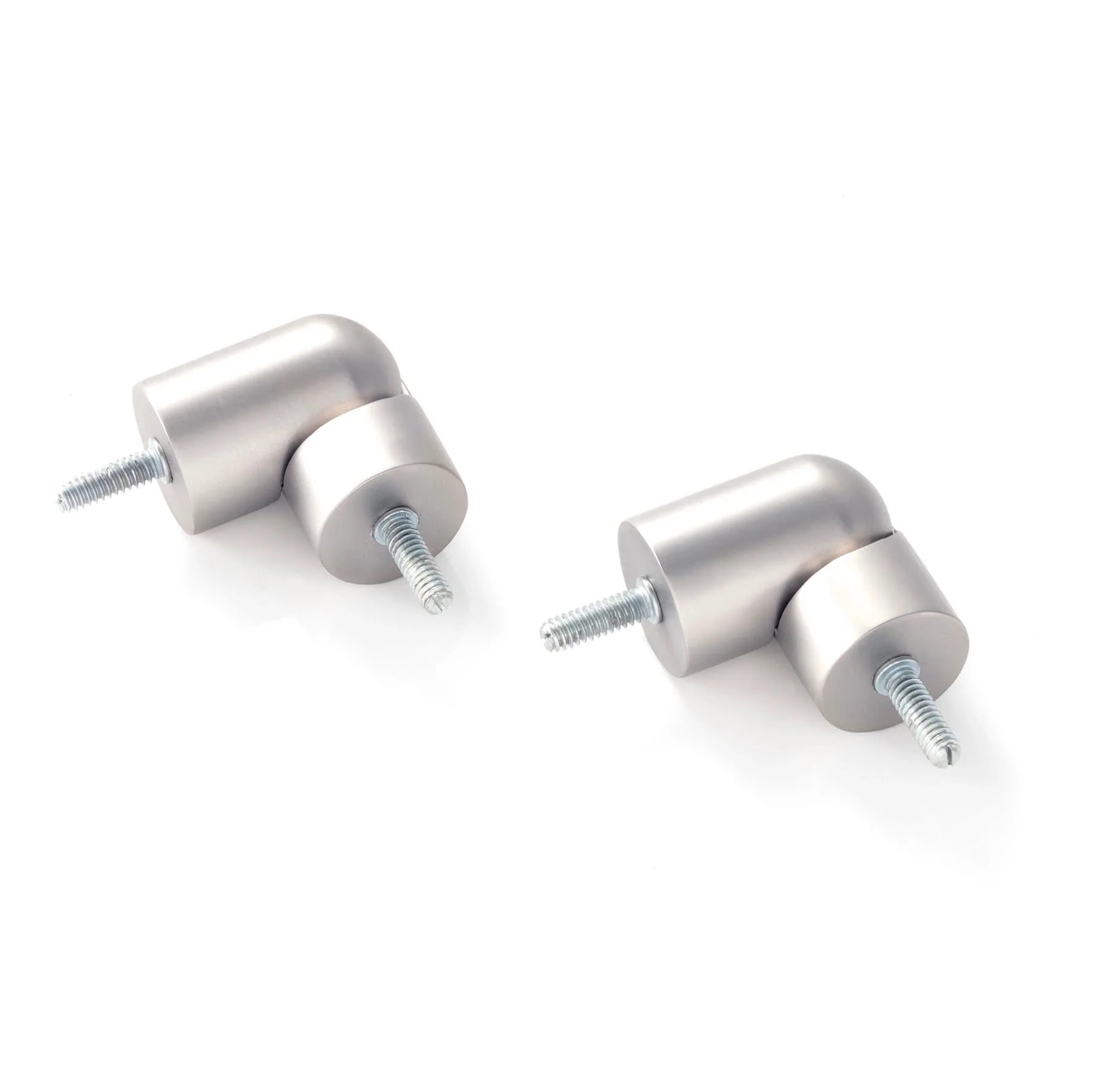 Bay Window Connector | Satin Nickel