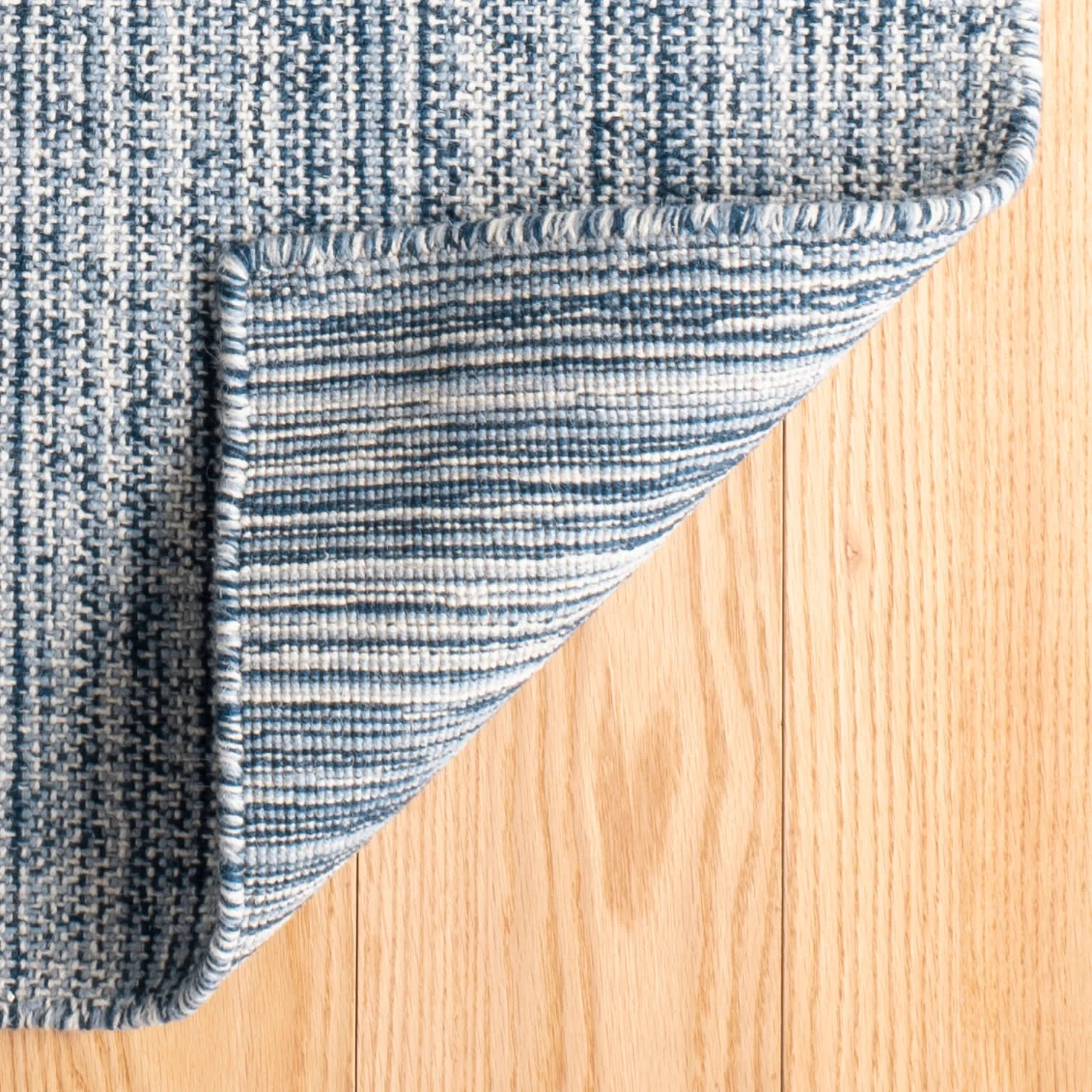 Bella Handwoven Wool Rug | Navy - Image 5