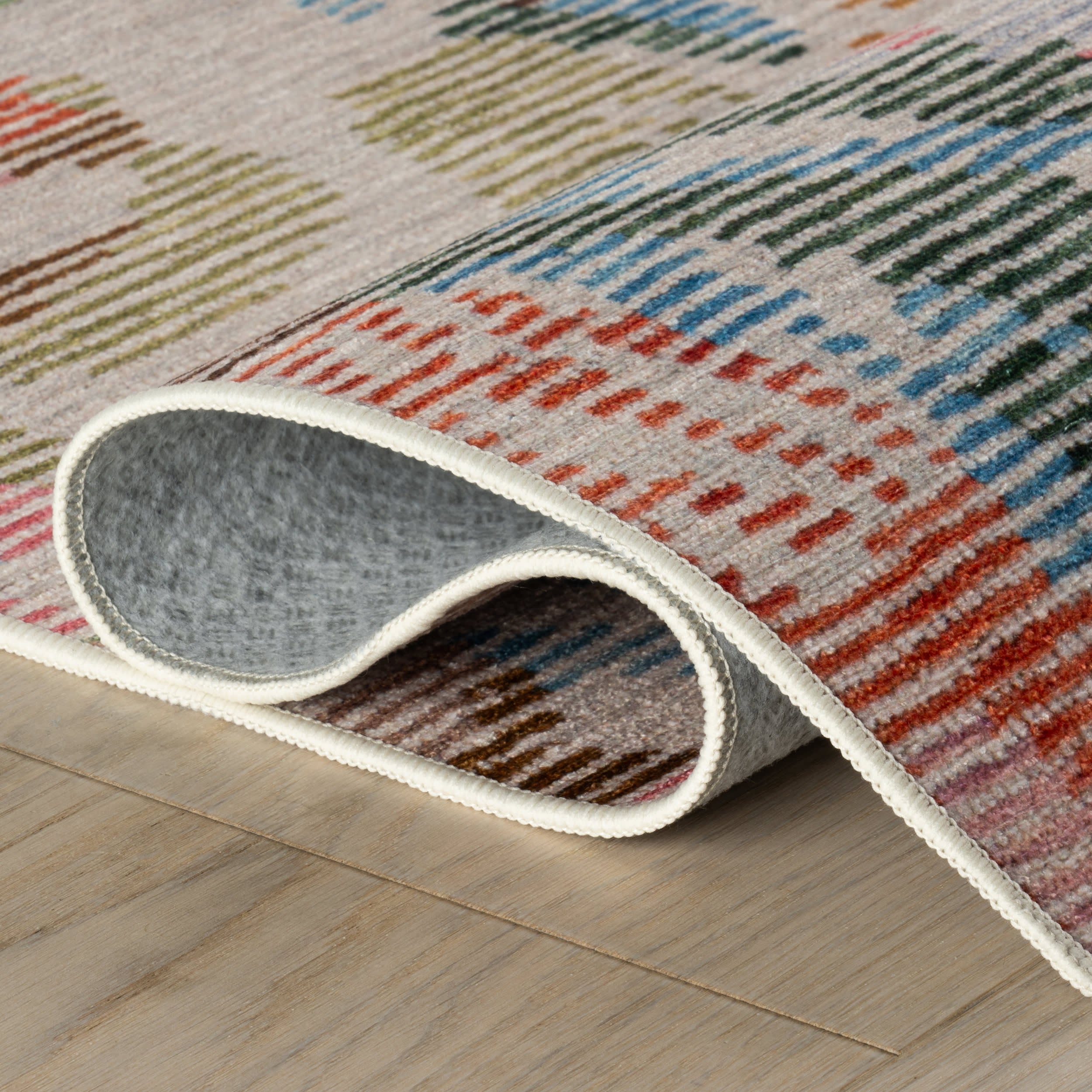 Bloom Machine Washable Rug | Multi - Image 6