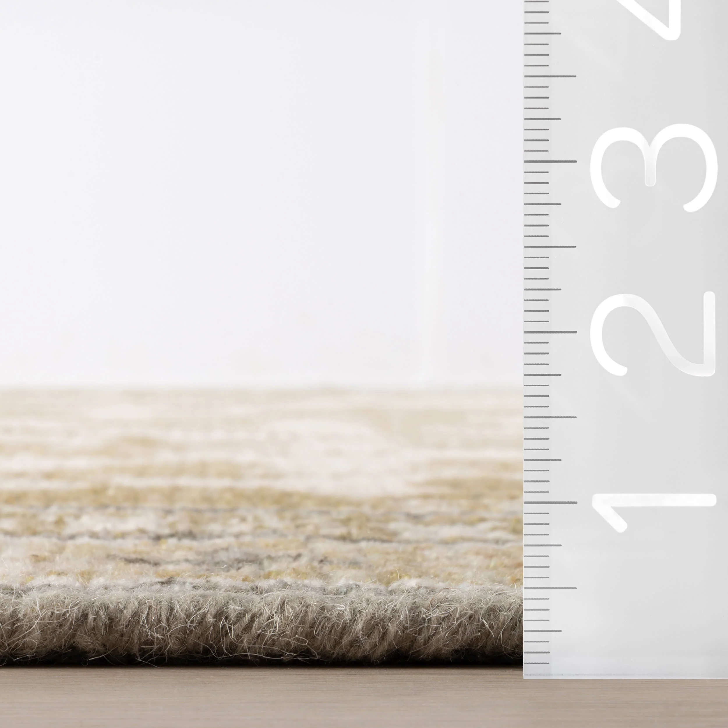 Botanica Hand Tufted Botanical Wool-Blend Rug | Olive Green - Image 6