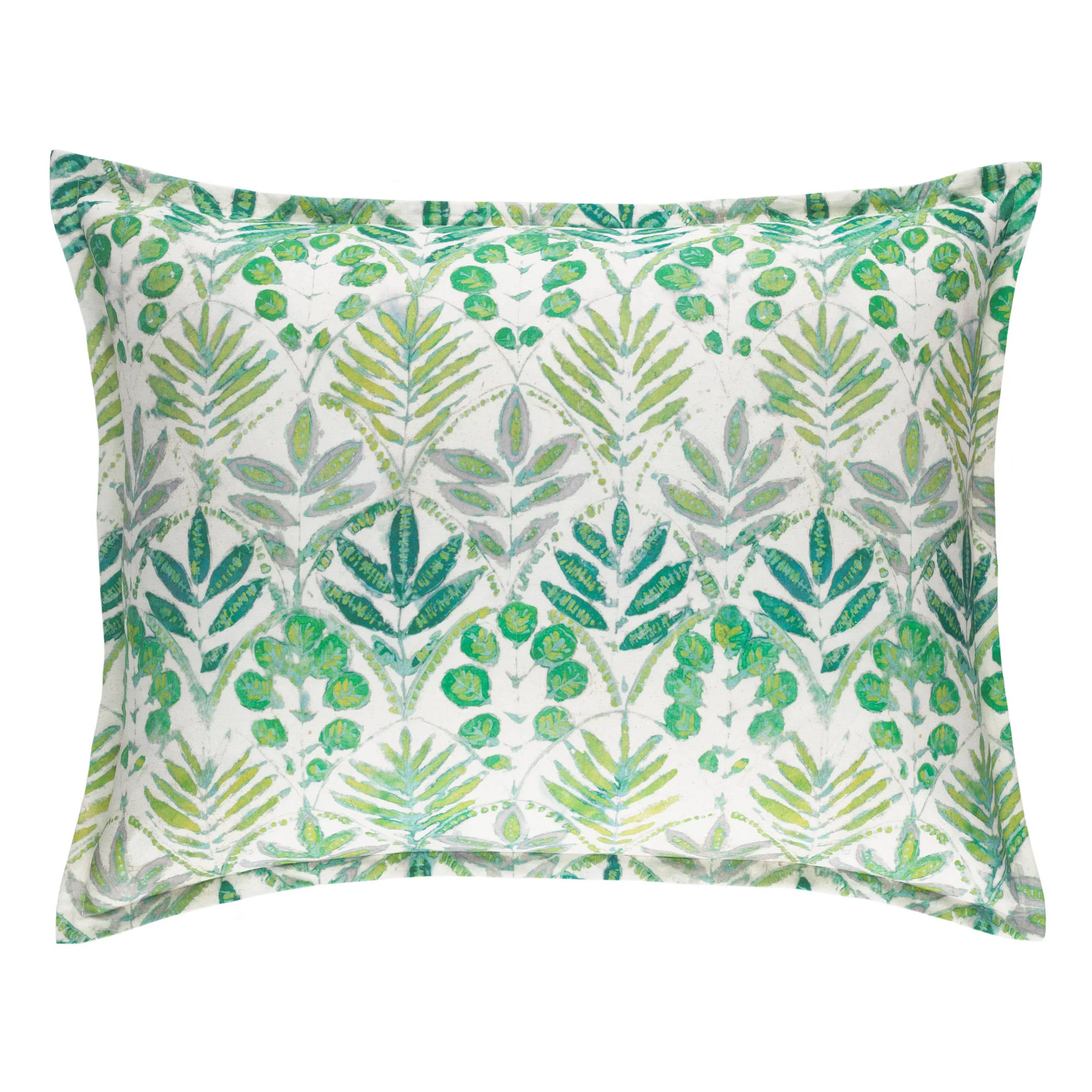 Botanical Decorative Pillow Cover | Green - Image 2