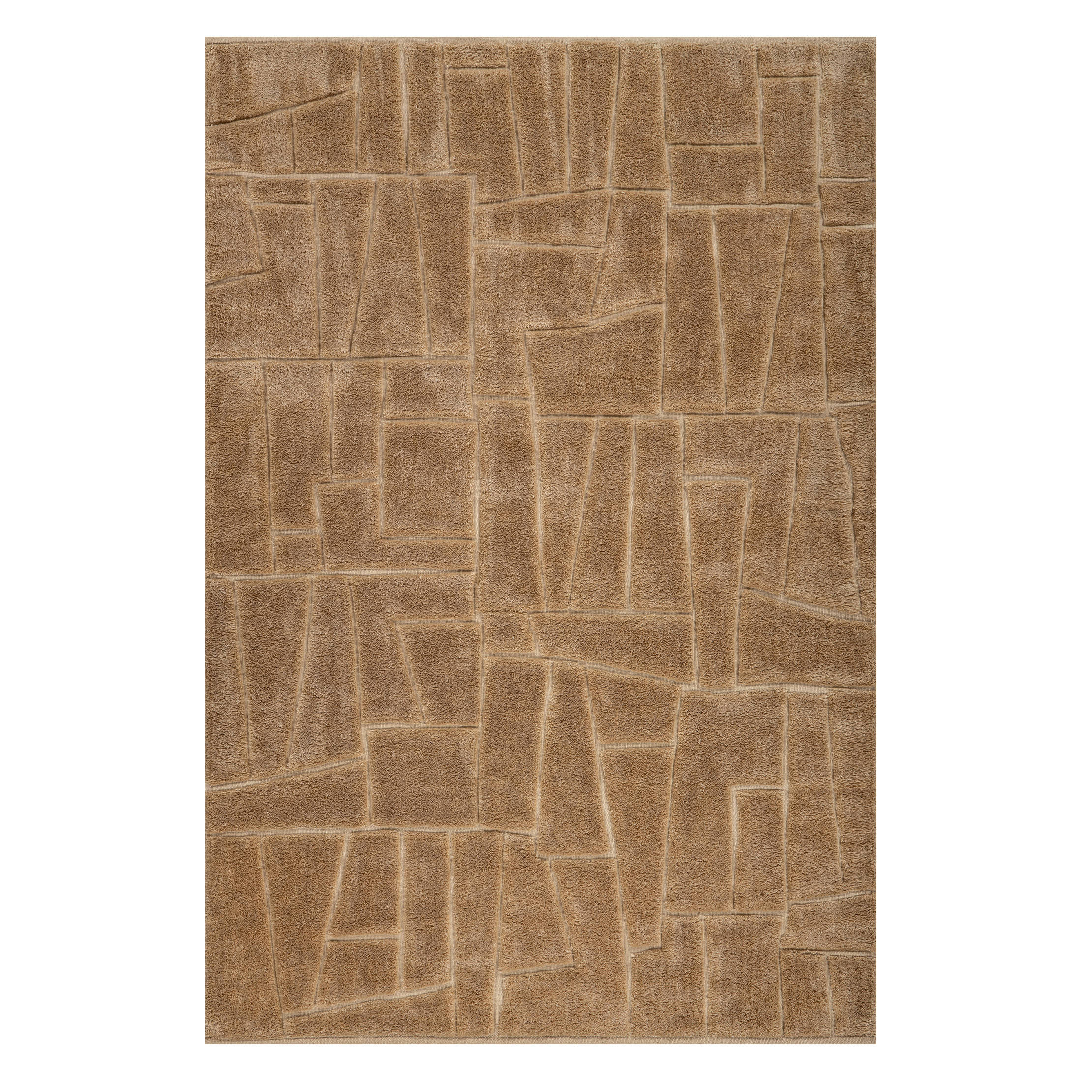 Brela Abstract Bohemian Rug | Brown