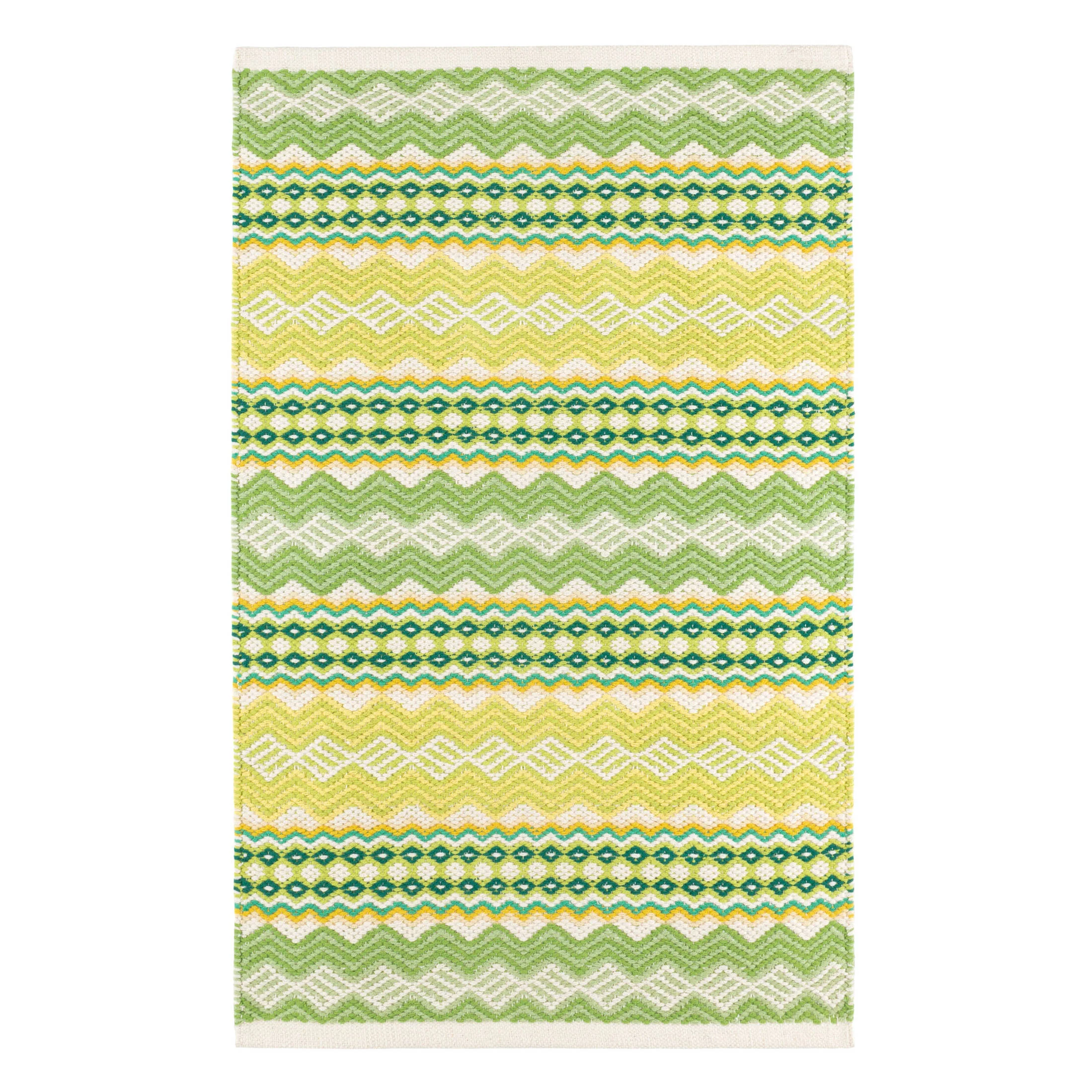 Briarwood Handwoven Cotton Rug | Lemon