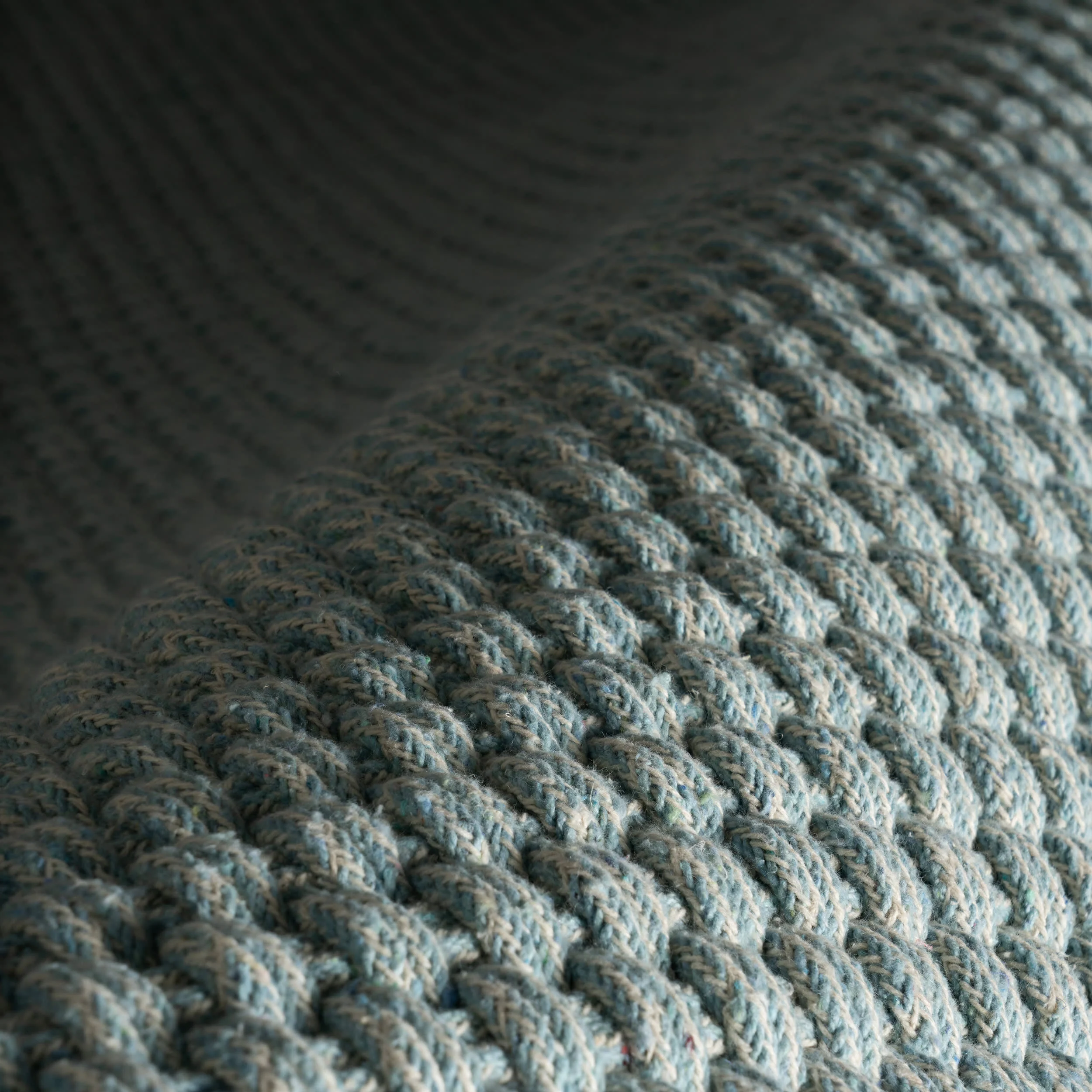 Bridges Rope Rug | Light Blue - Image 10