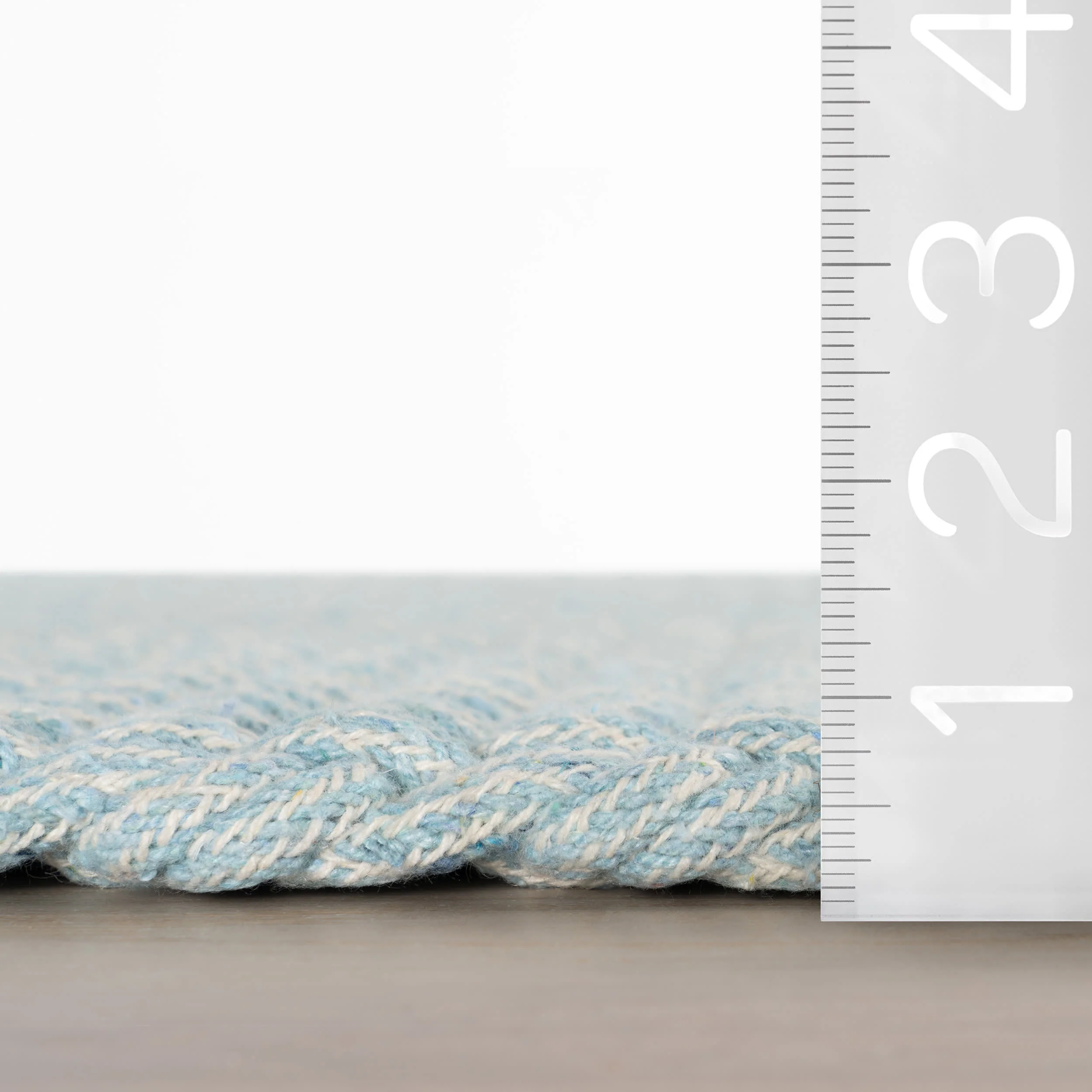 Bridges Rope Rug | Light Blue - Image 7