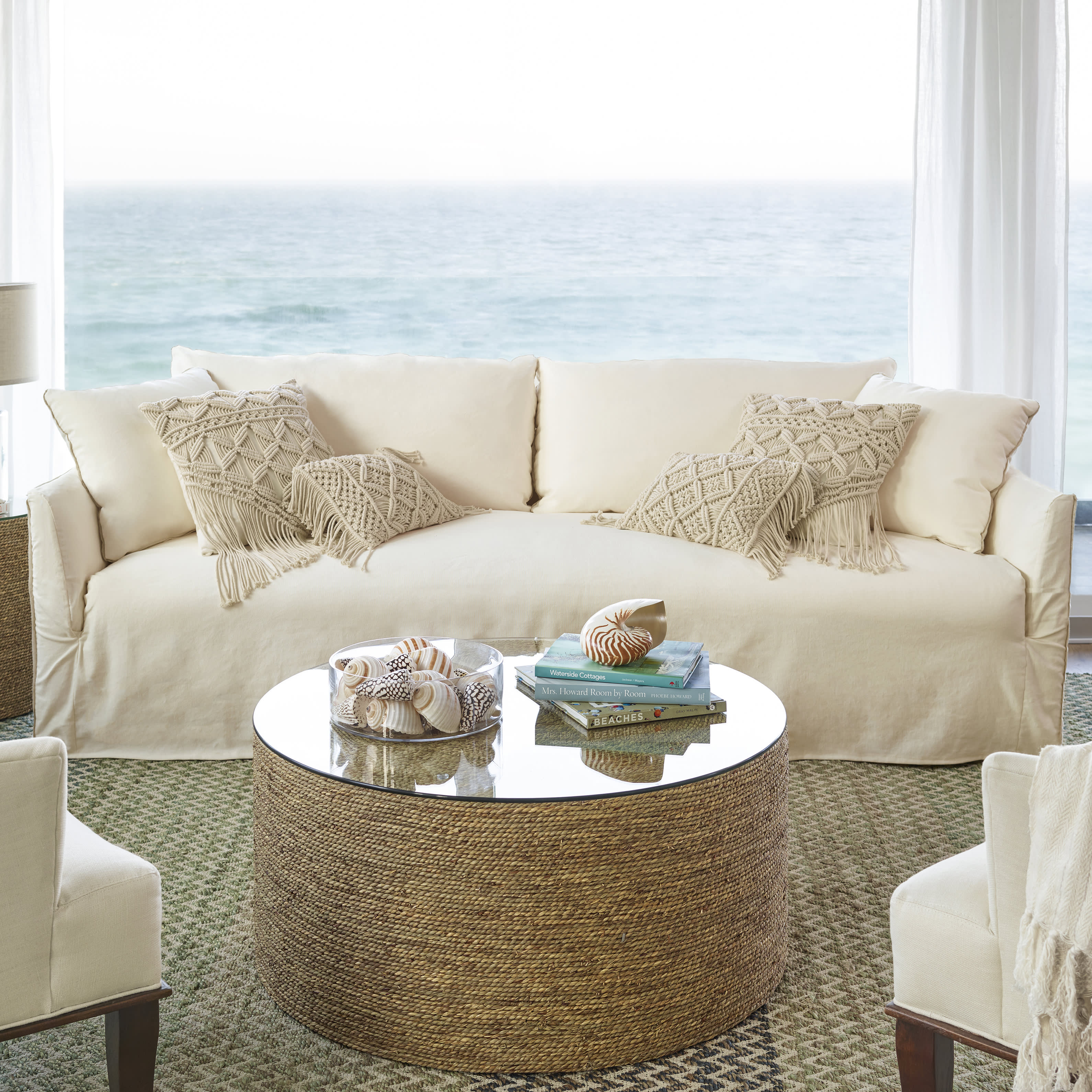 Bruna Slipcovered Sofa | Ivory - Image 2