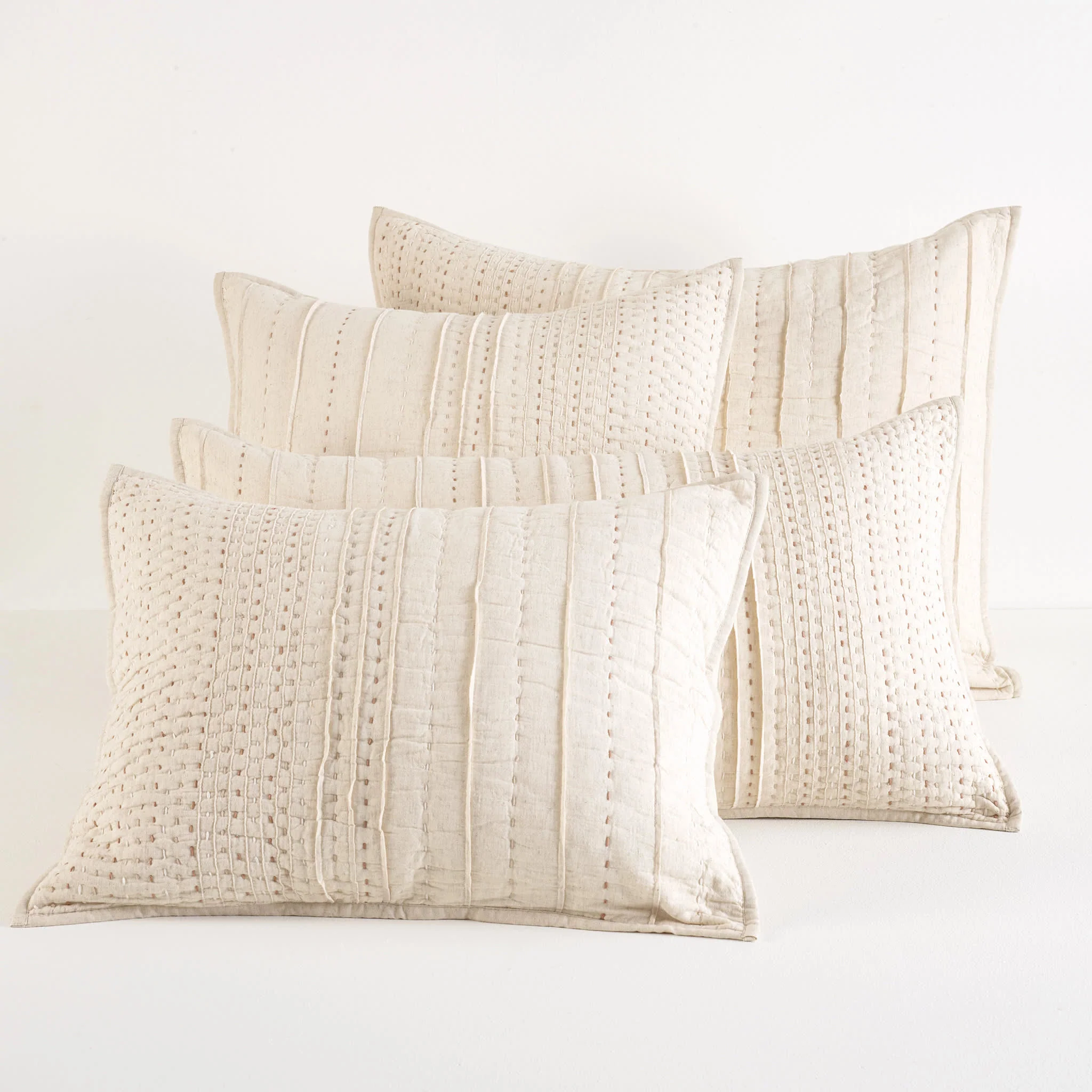 Bryant Quilted Sham | Natural