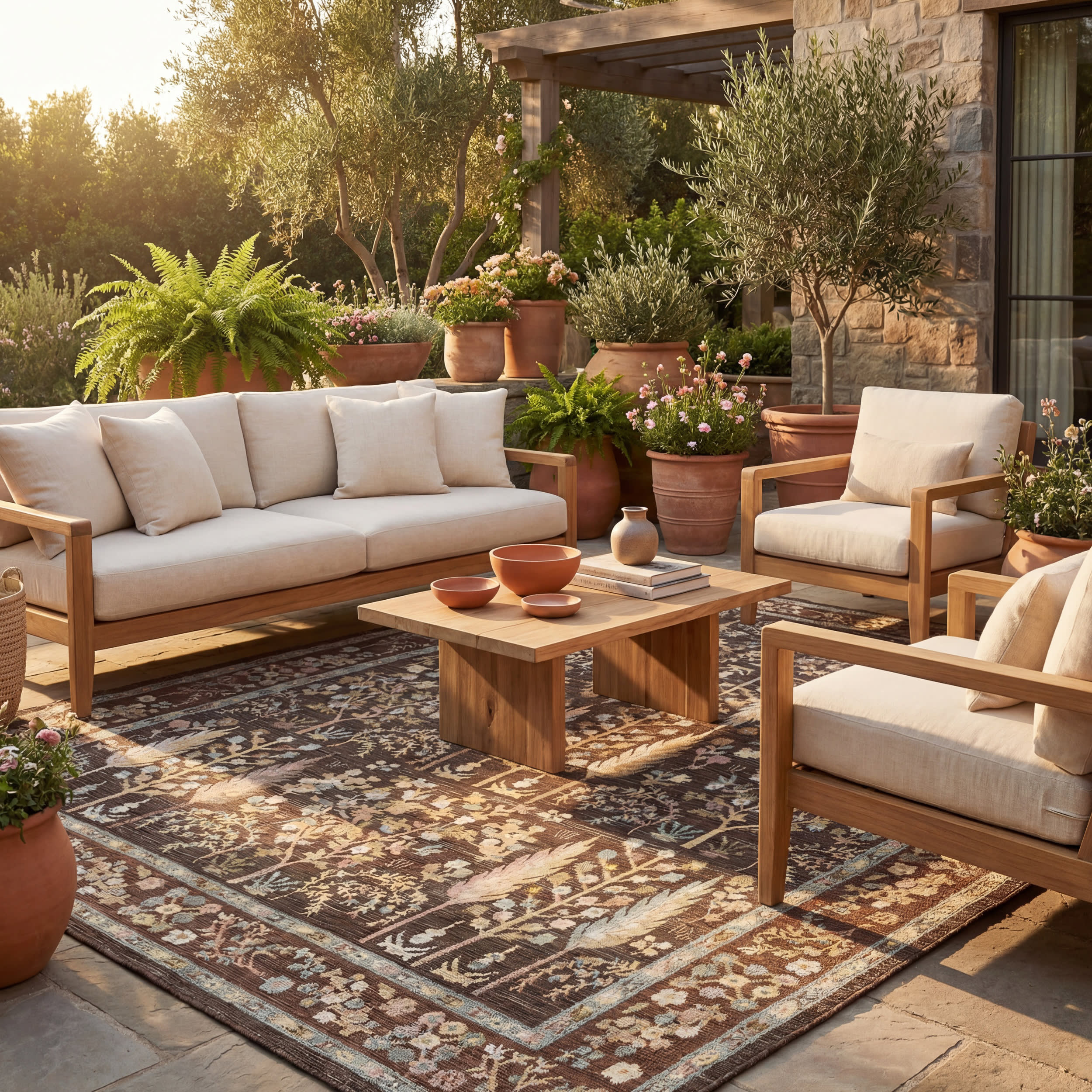 Vesperia Indoor/Outdoor Rug | Brown - Image 2