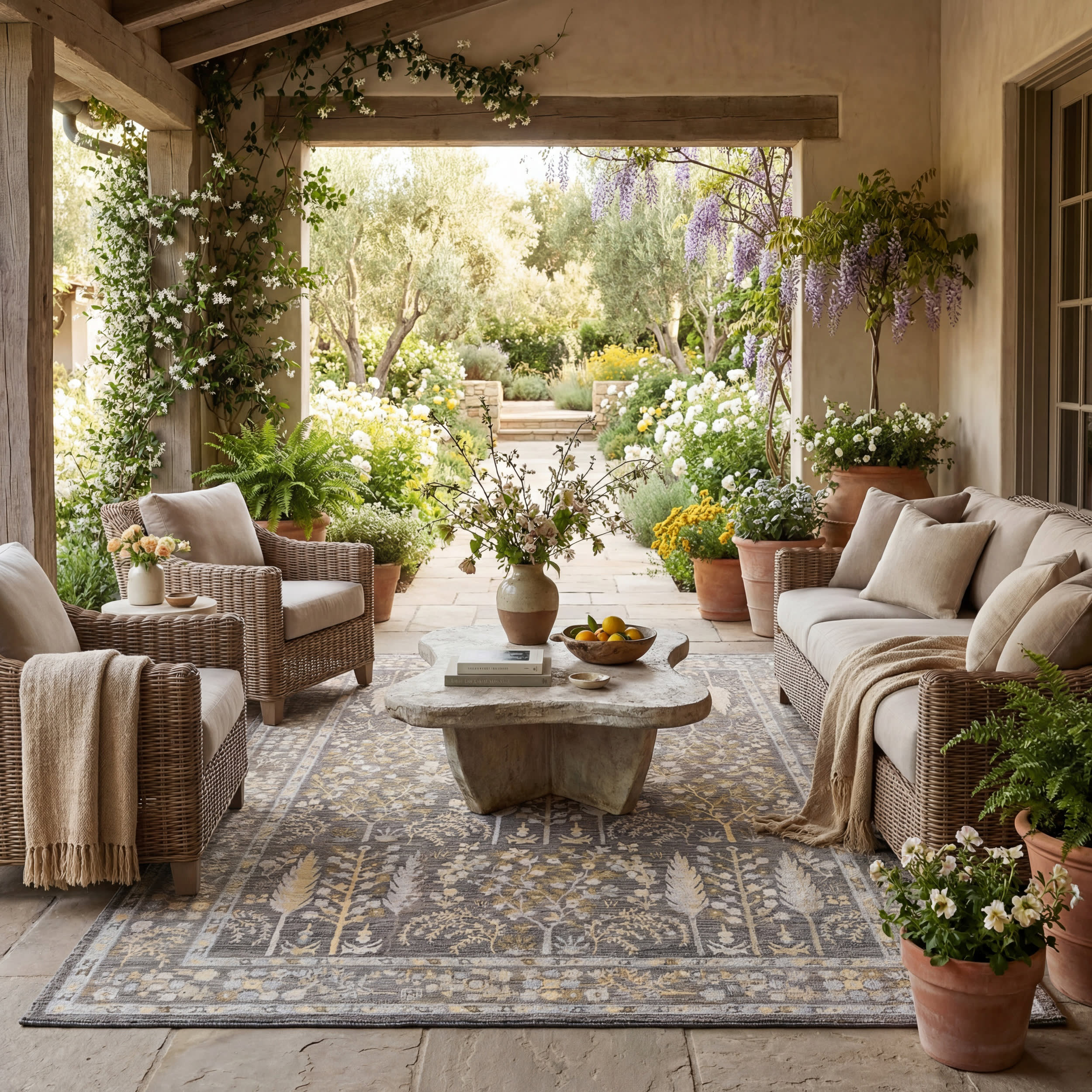 Vesperia Indoor/Outdoor Rug | Grey - Image 2