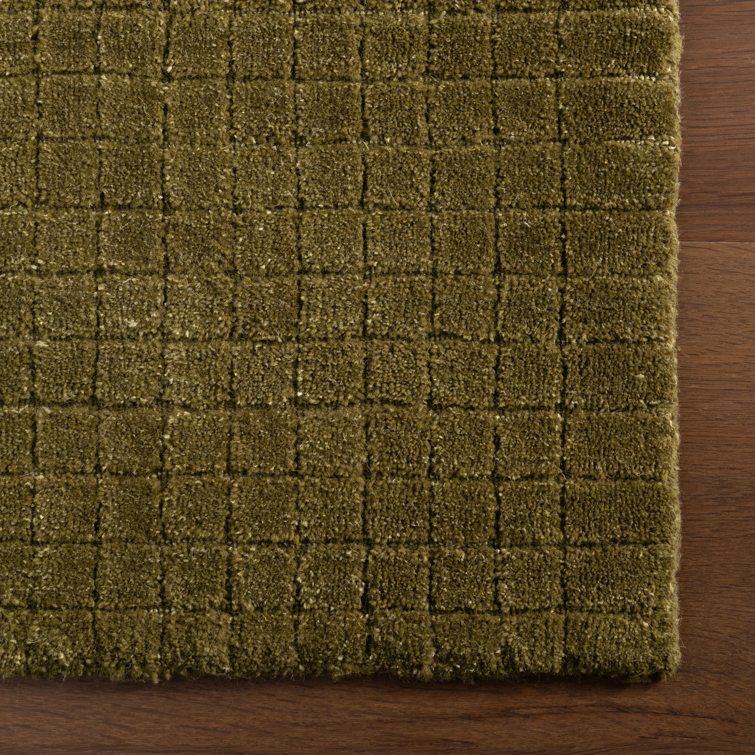 Cinnara Moroccan Striped Rug | Green - Image 4