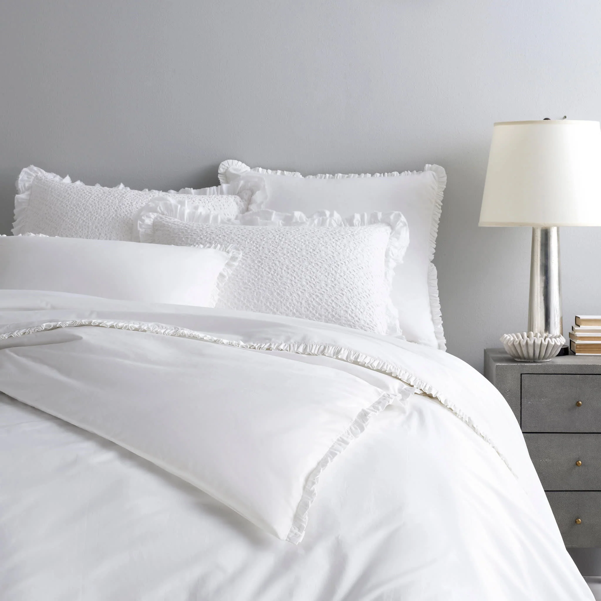 Classic Ruffle White Core Bedding Bundle | None - Image 2