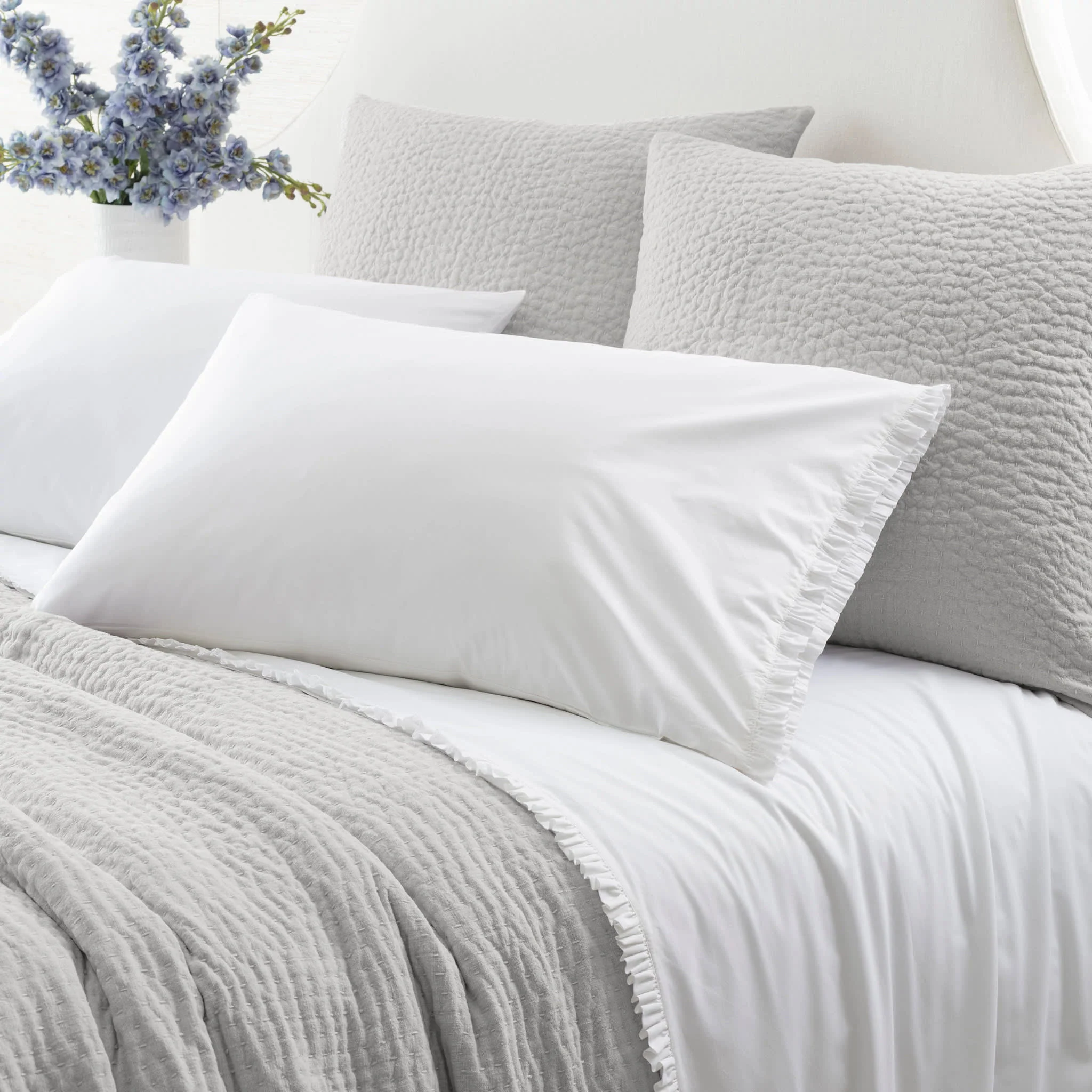 Classic Ruffle White Core Bedding Bundle | None - Image 3