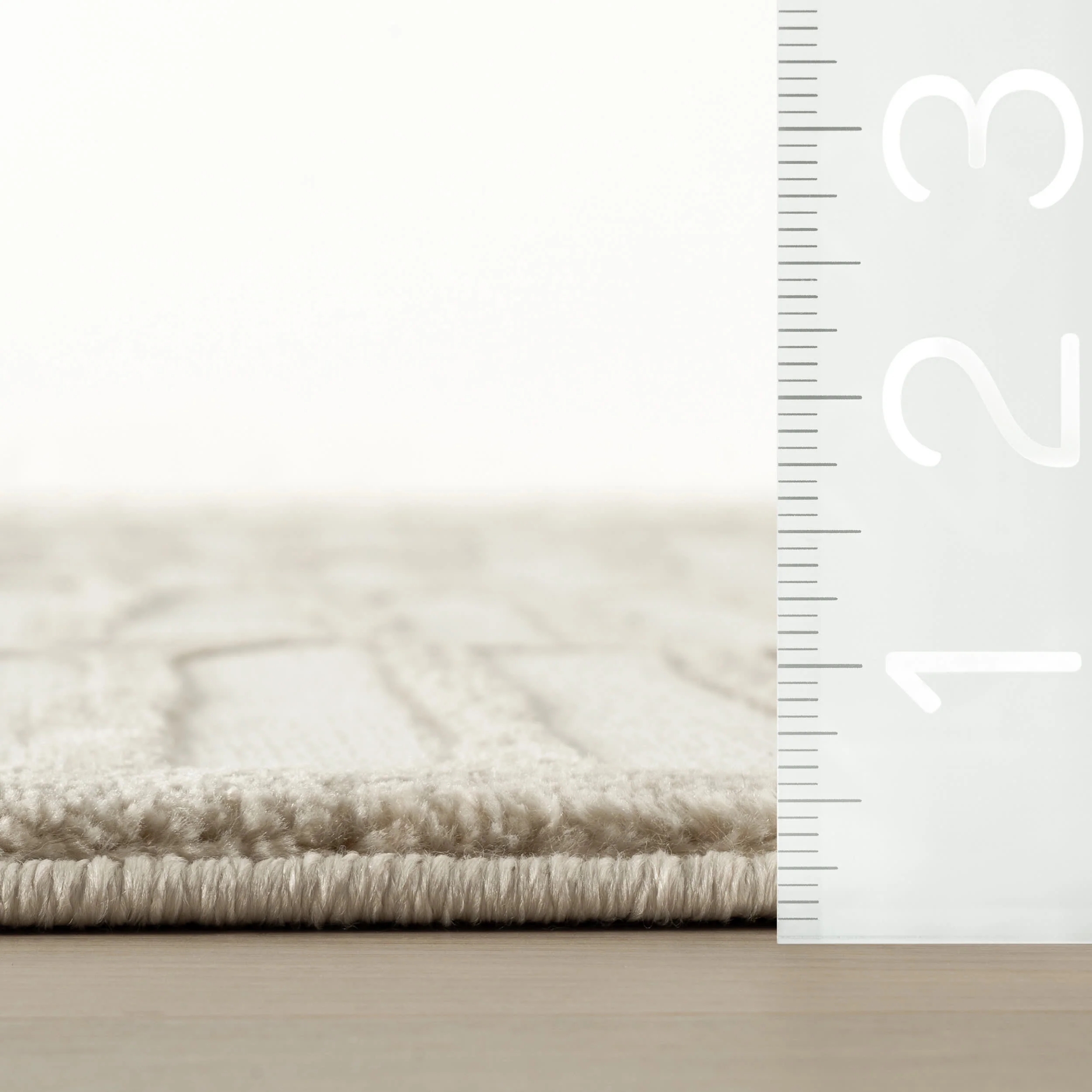 Bristol Textured Washable Rug | Cream - Image 7