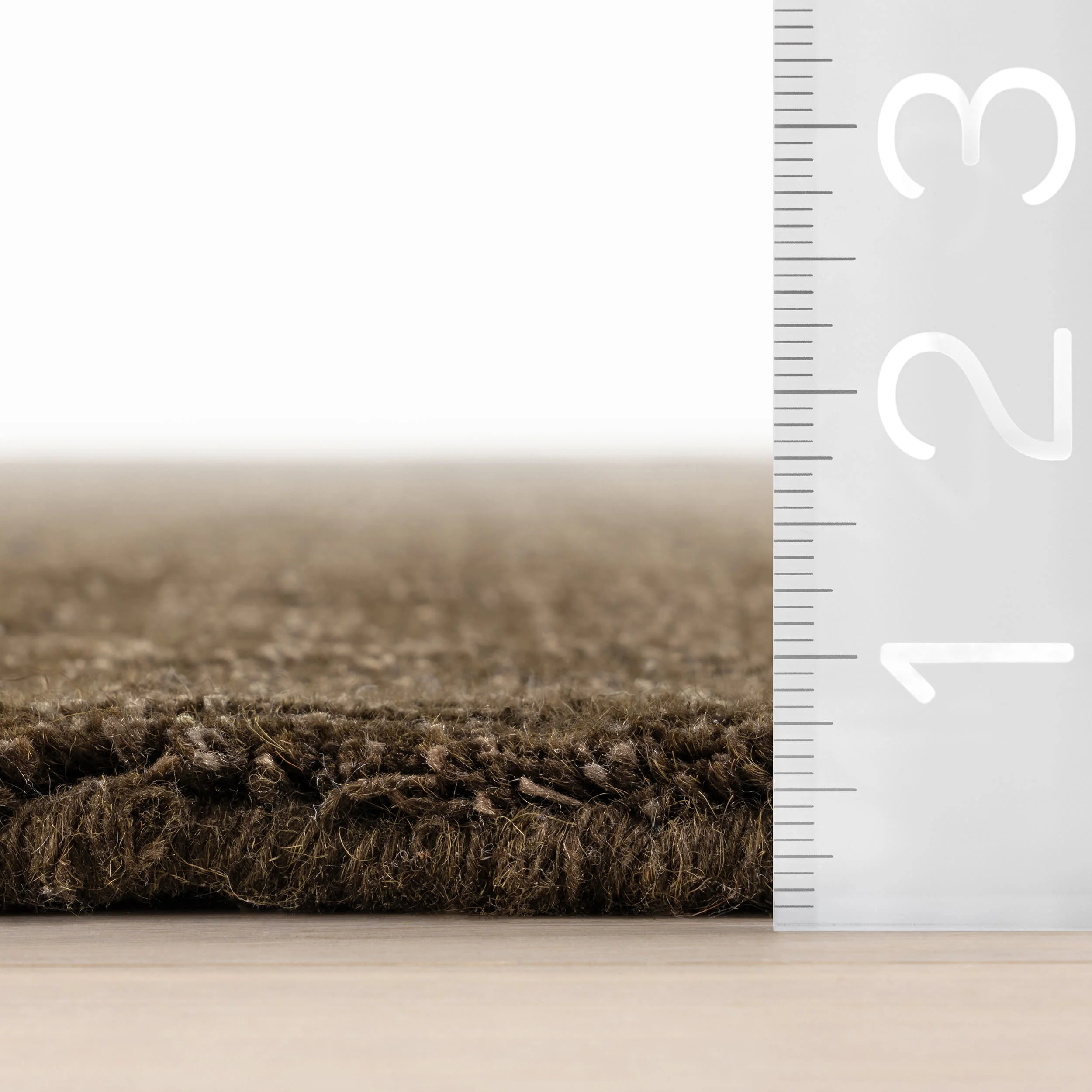 Crosby Solid Wool Rug by Nate Berkus | Brown - Image 6