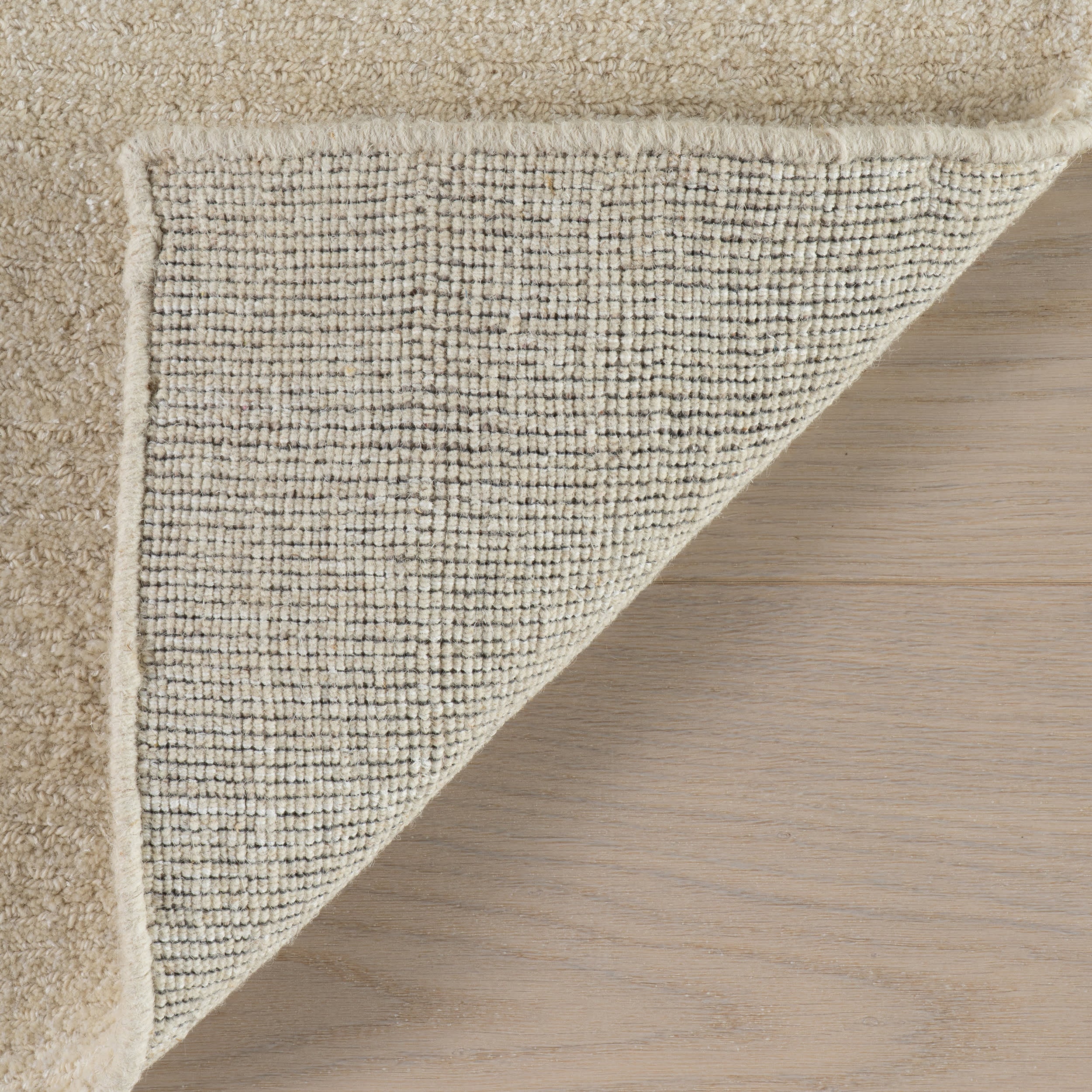 Crosby Solid Wool Rug by Nate Berkus | Cream - Image 5