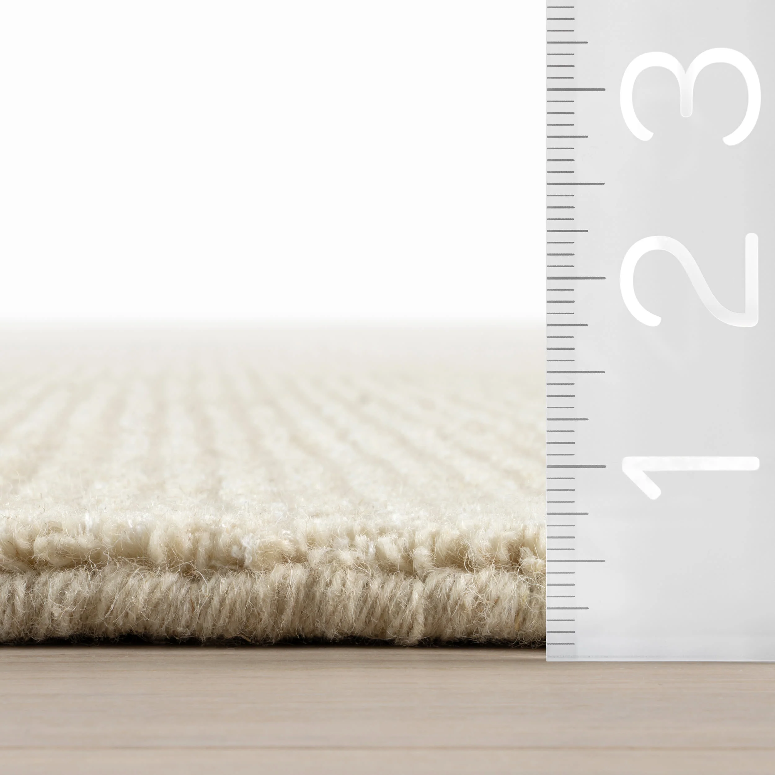 Crosby Solid Wool Rug by Nate Berkus | Cream - Image 7