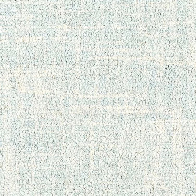 Crosshatch Hand Micro Hooked Wool Rug Swatch | Sky