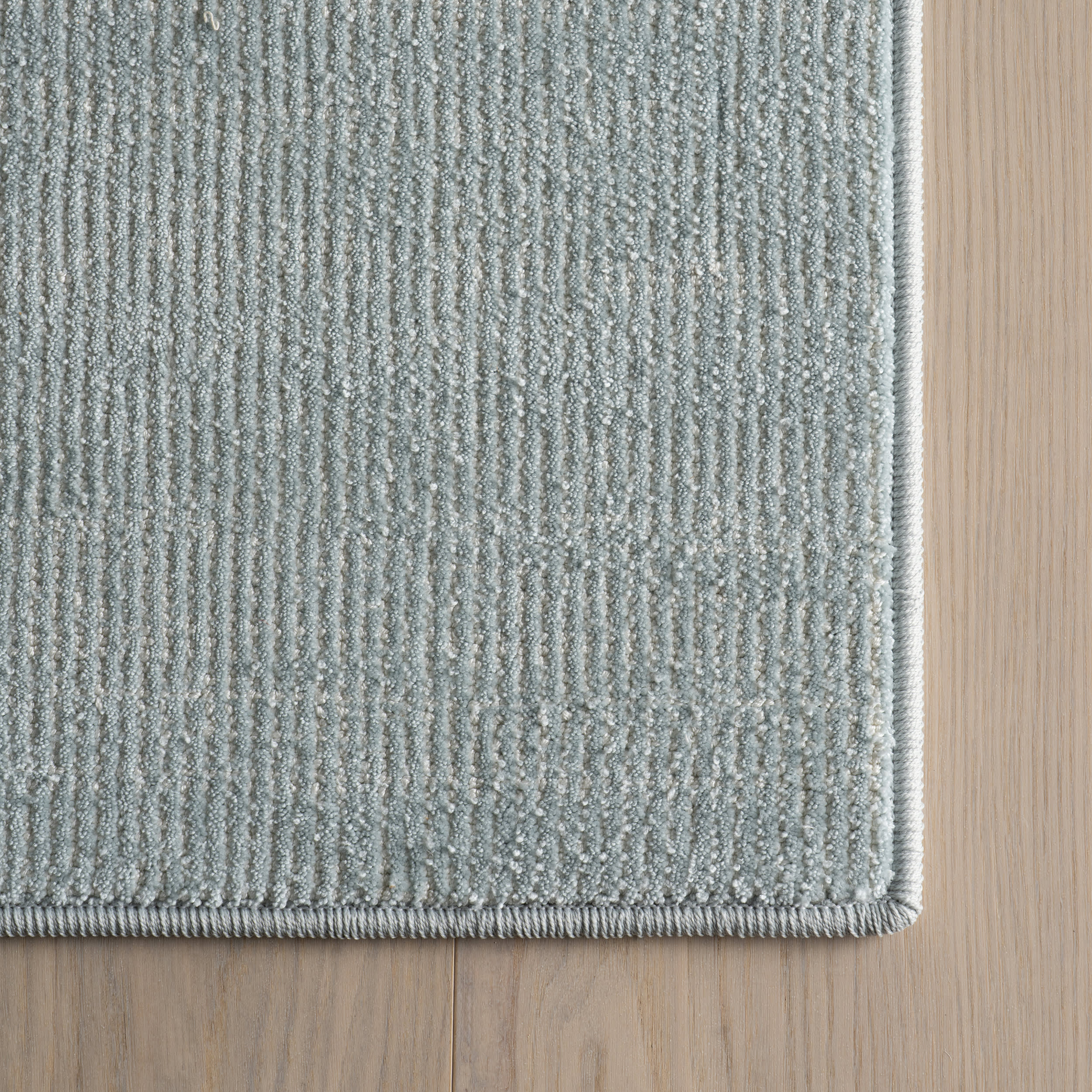 Delphine Textured Indoor/Outdoor Custom Rug | Blue - Image 4
