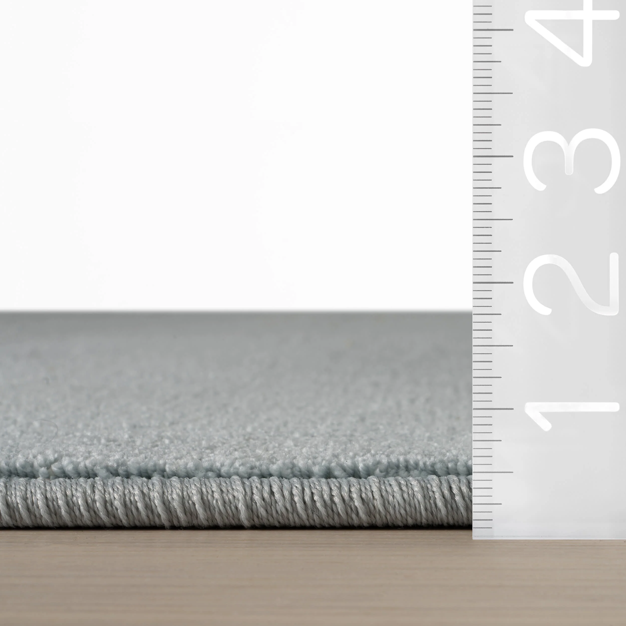 Delphine Textured Indoor/Outdoor Custom Rug | Blue - Image 5