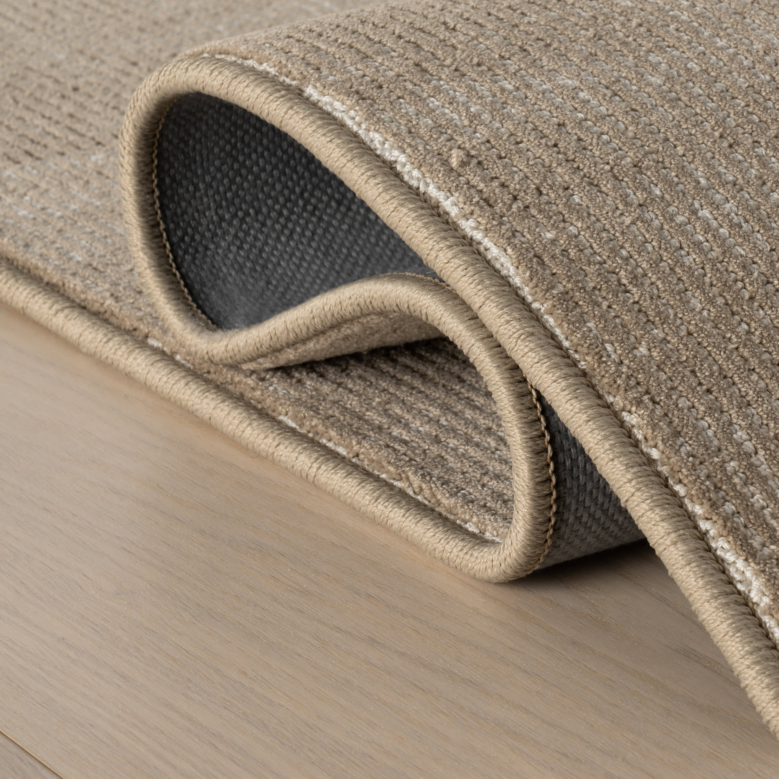Delphine Textured Indoor/Outdoor Custom Rug | Brown - Image 6