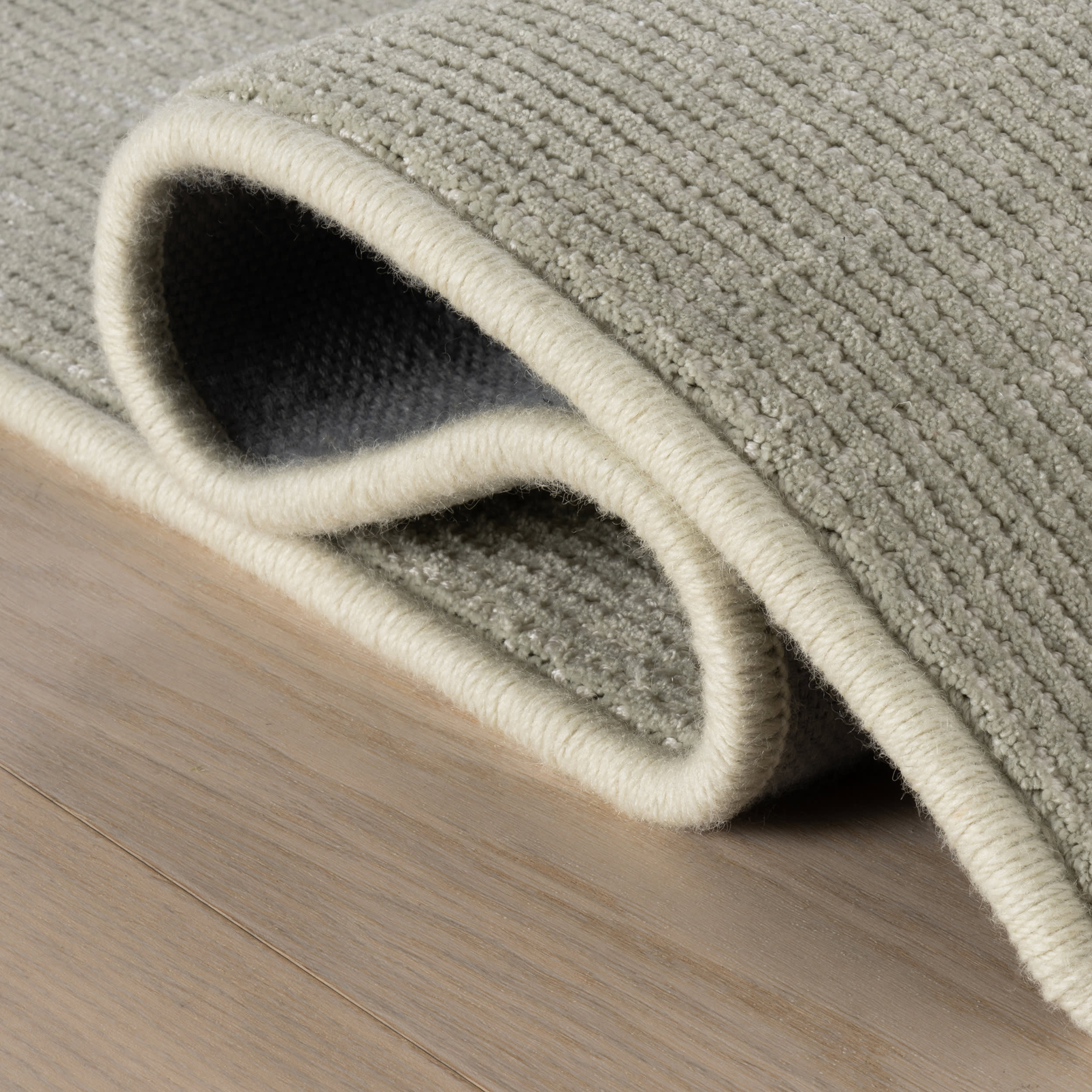 Delphine Textured Indoor/Outdoor Custom Rug | Green - Image 6