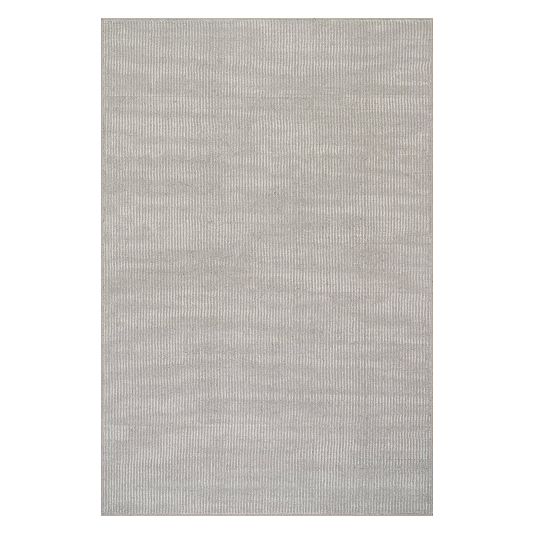 Delphine Textured Indoor/Outdoor Custom Rug | Grey