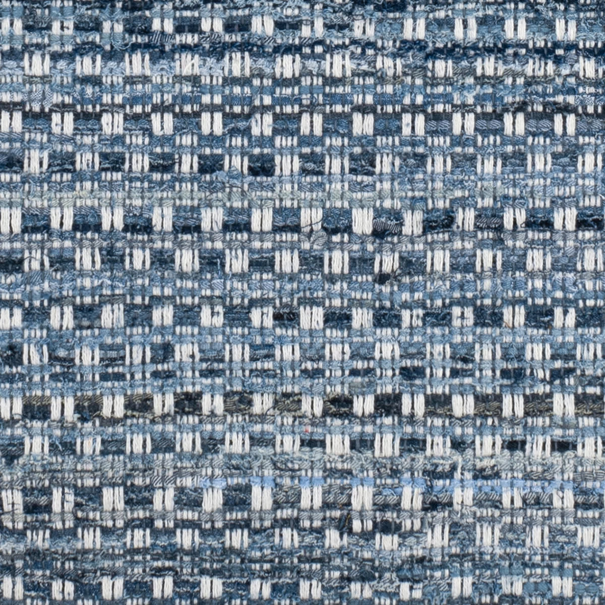Denim Stone Handwoven Cotton Rug Swatch | Blue