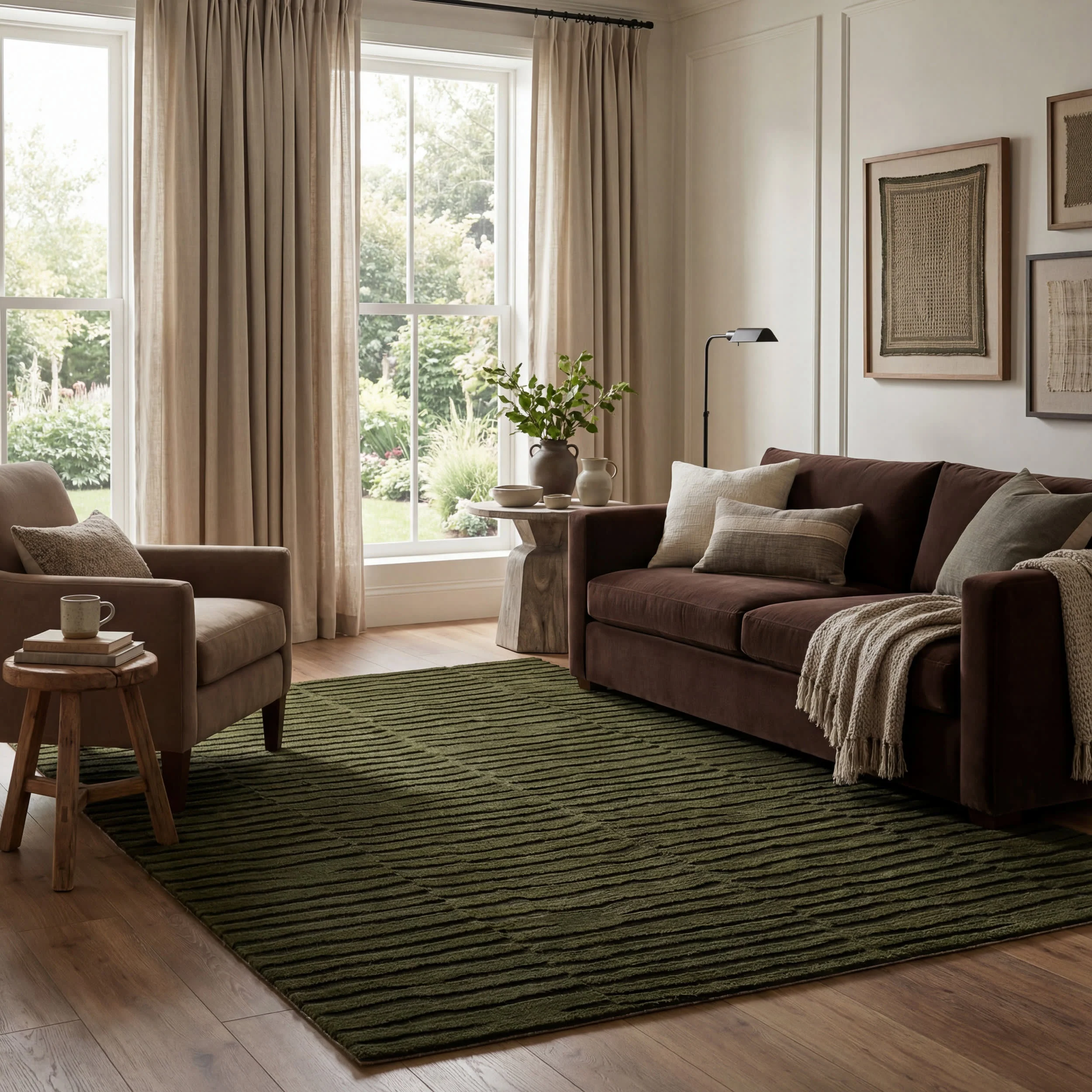 Seyla Cloud Washable Rug | Green - Image 2