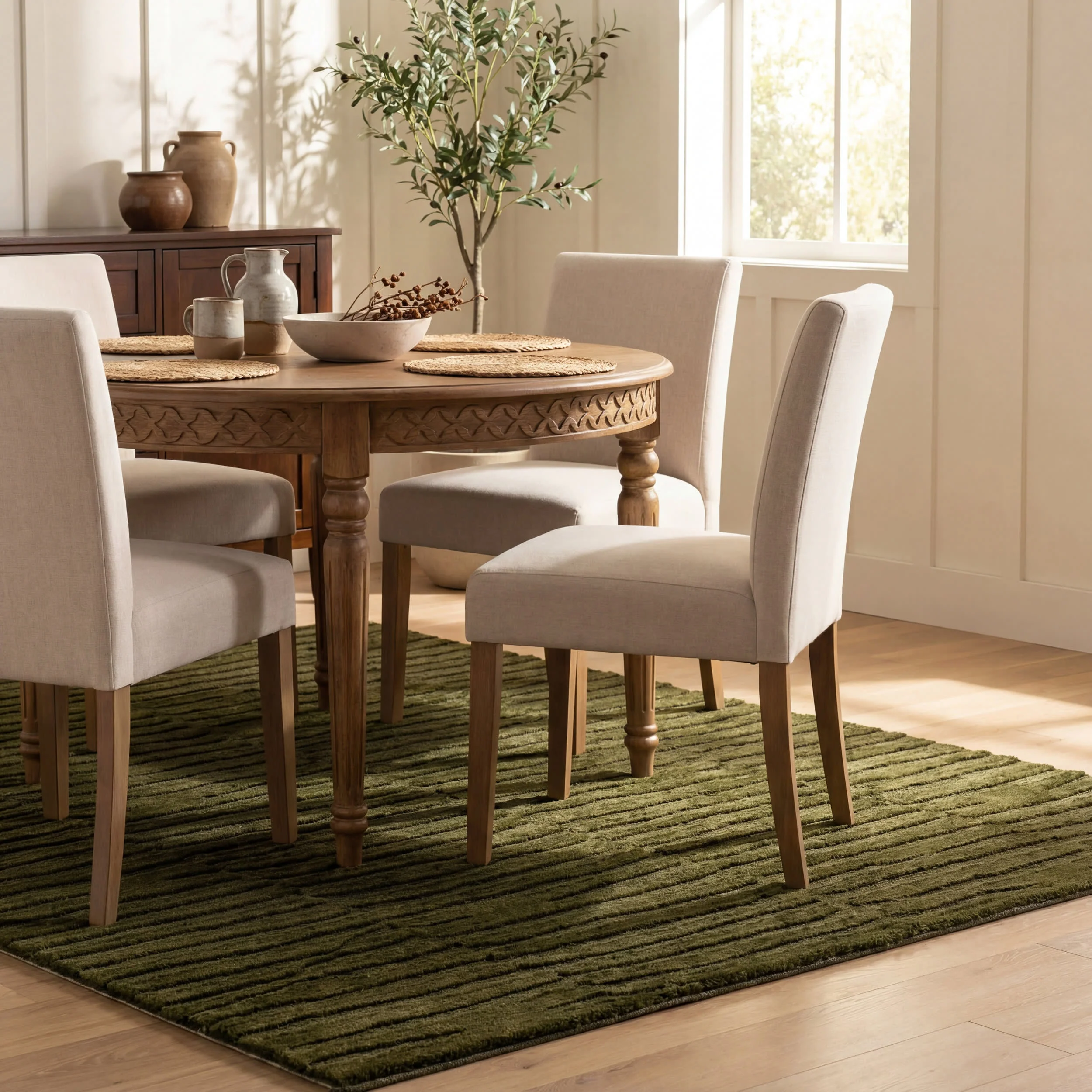 Seyla Cloud Washable Rug | Green - Image 4