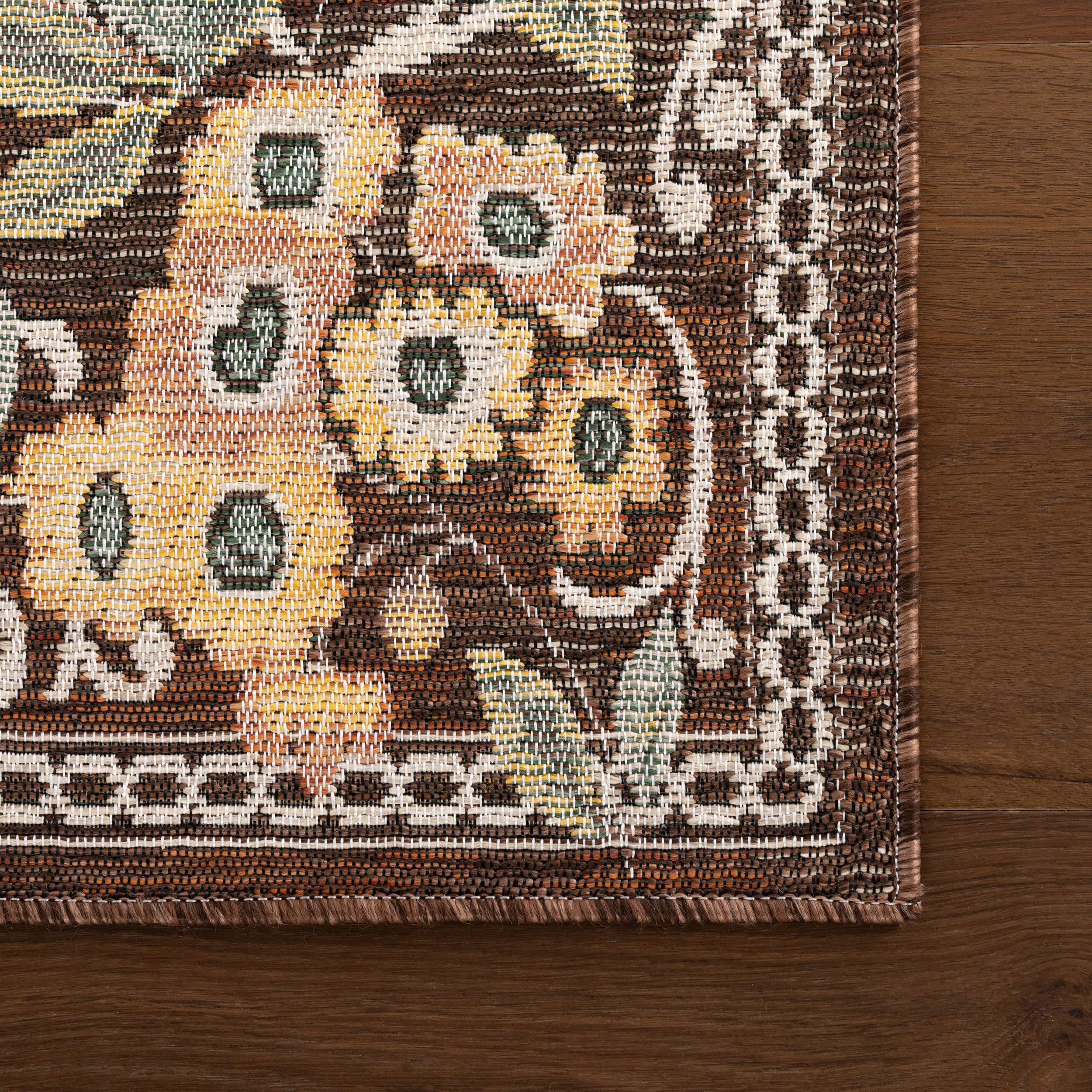 Bloomshade Indoor/Outdoor Rug | Brown - Image 6