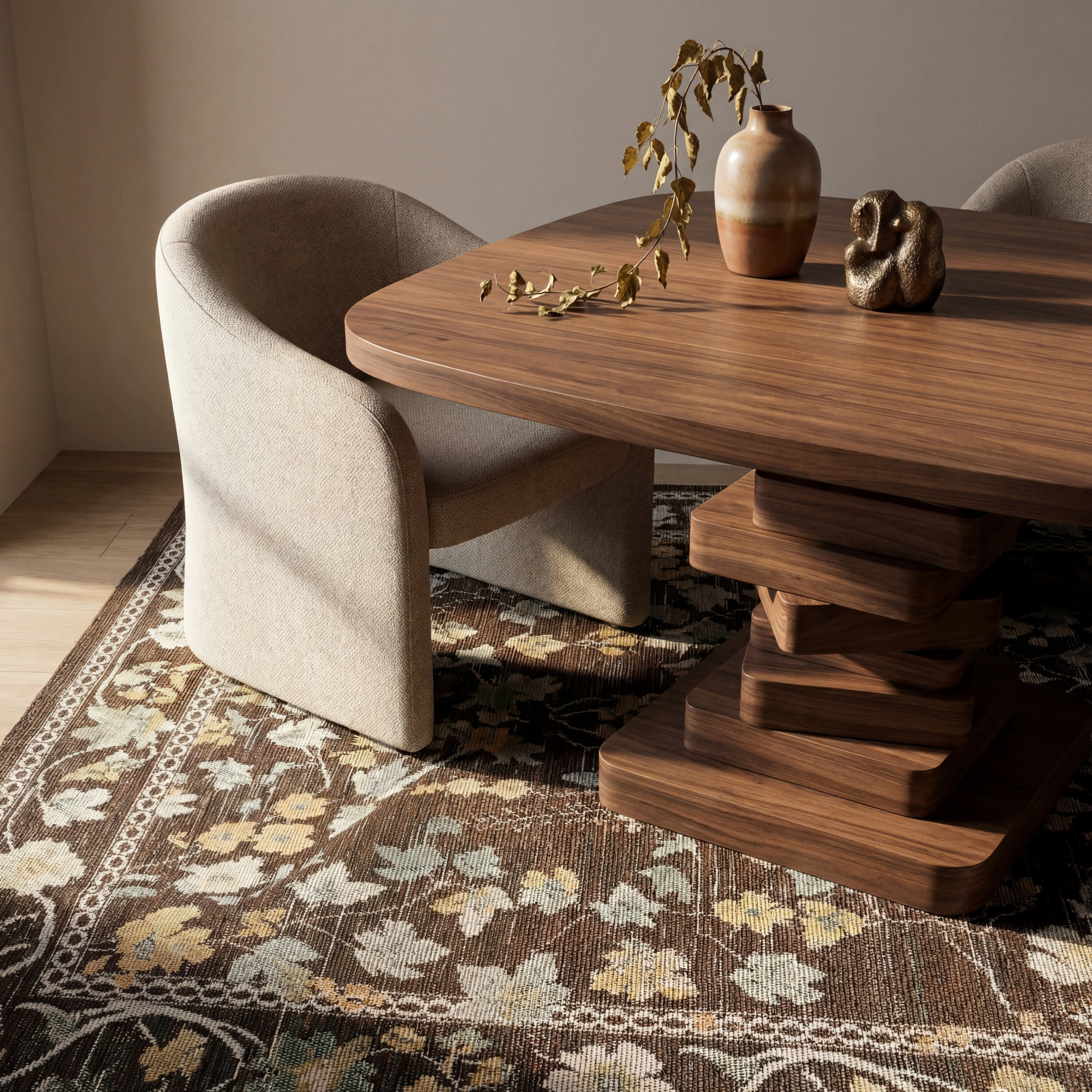 Bloomshade Indoor/Outdoor Rug | Brown - Image 8