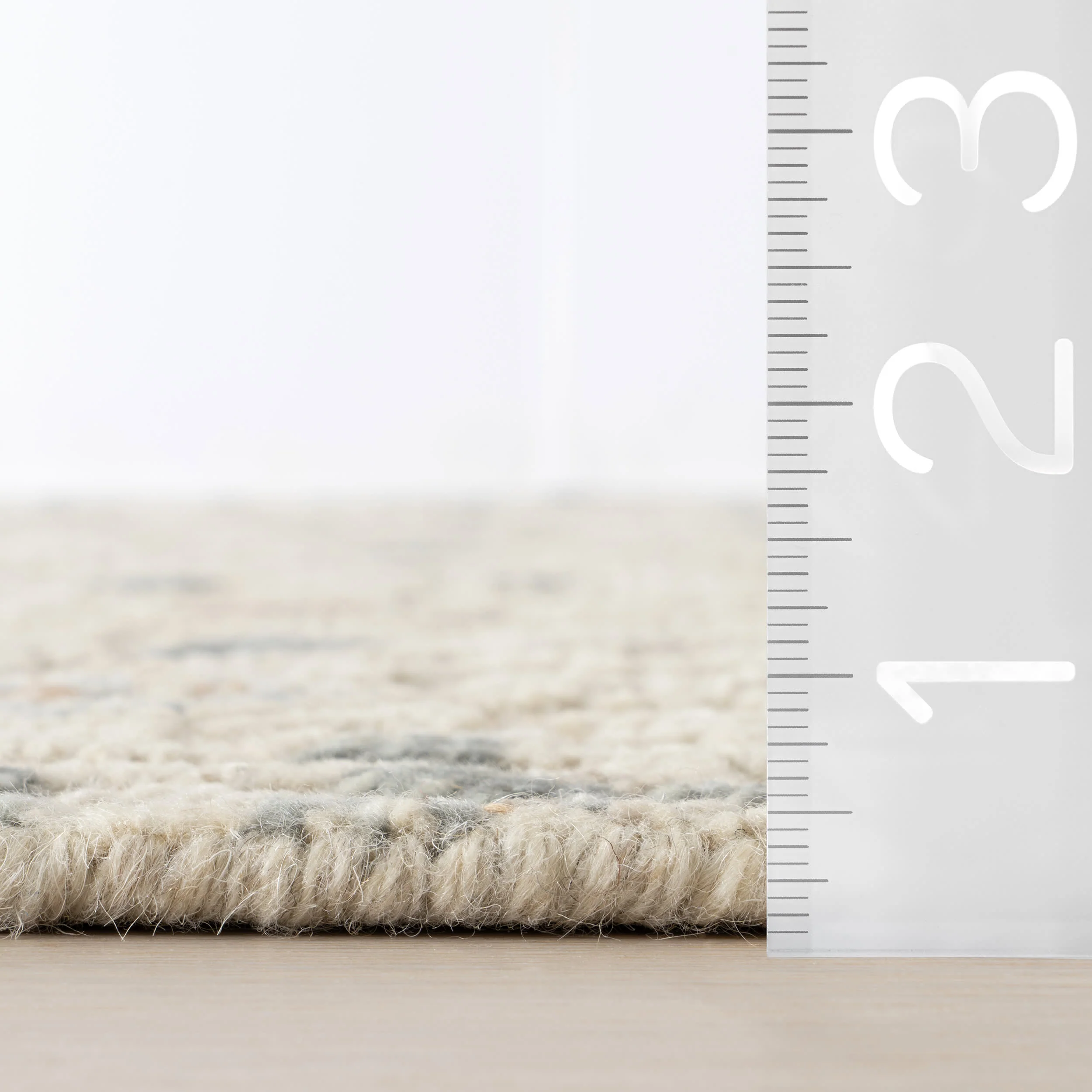 Emory Hand Knotted Wool Rug | Ivory - Image 7
