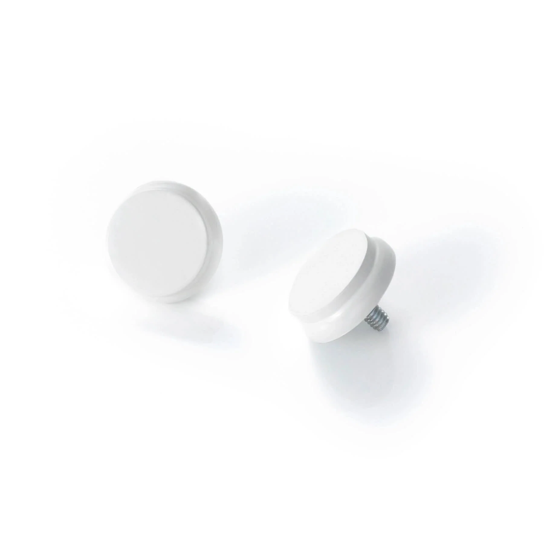 End Cap Finials | White