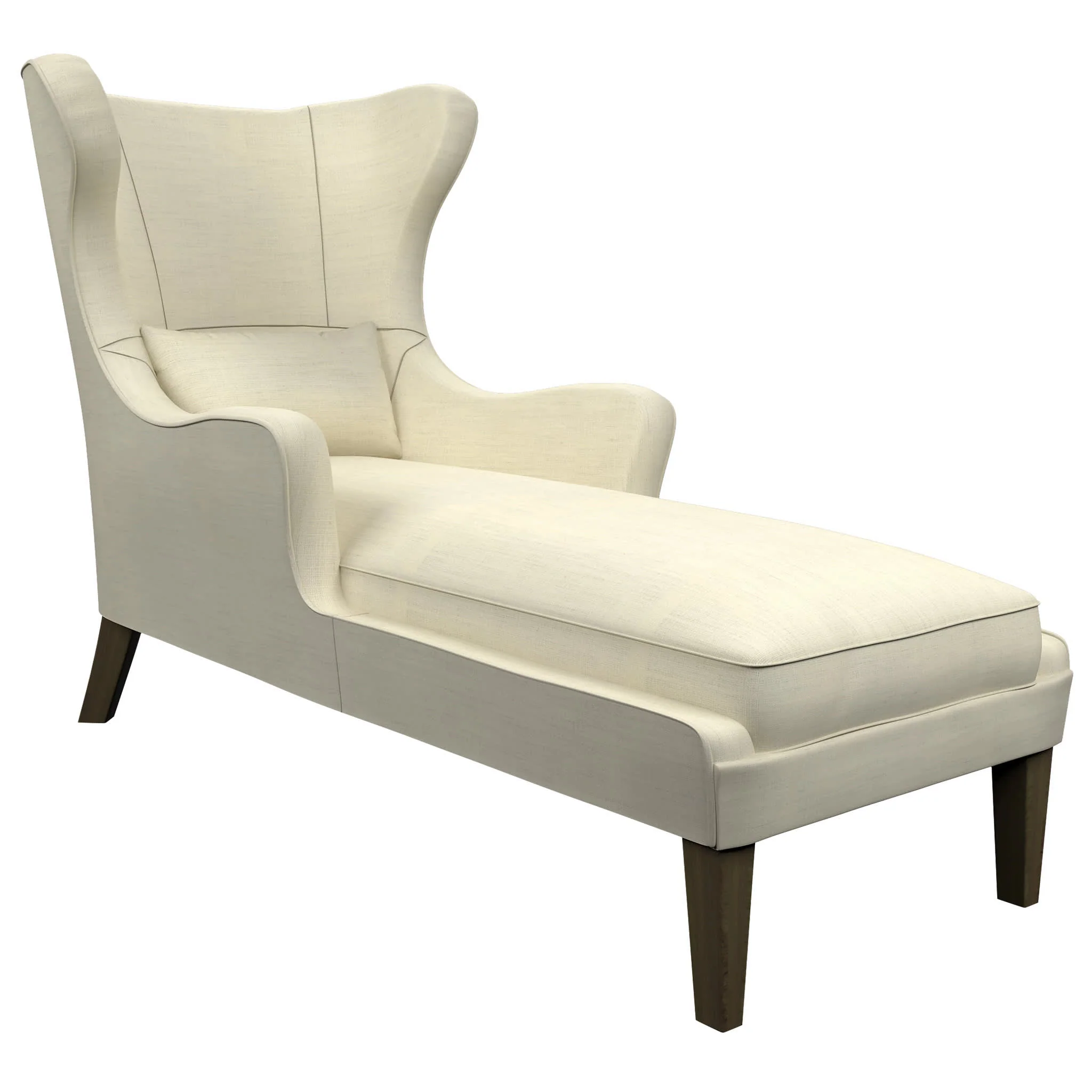 Mirage Smoke Chaise | Estate Linen Ivory