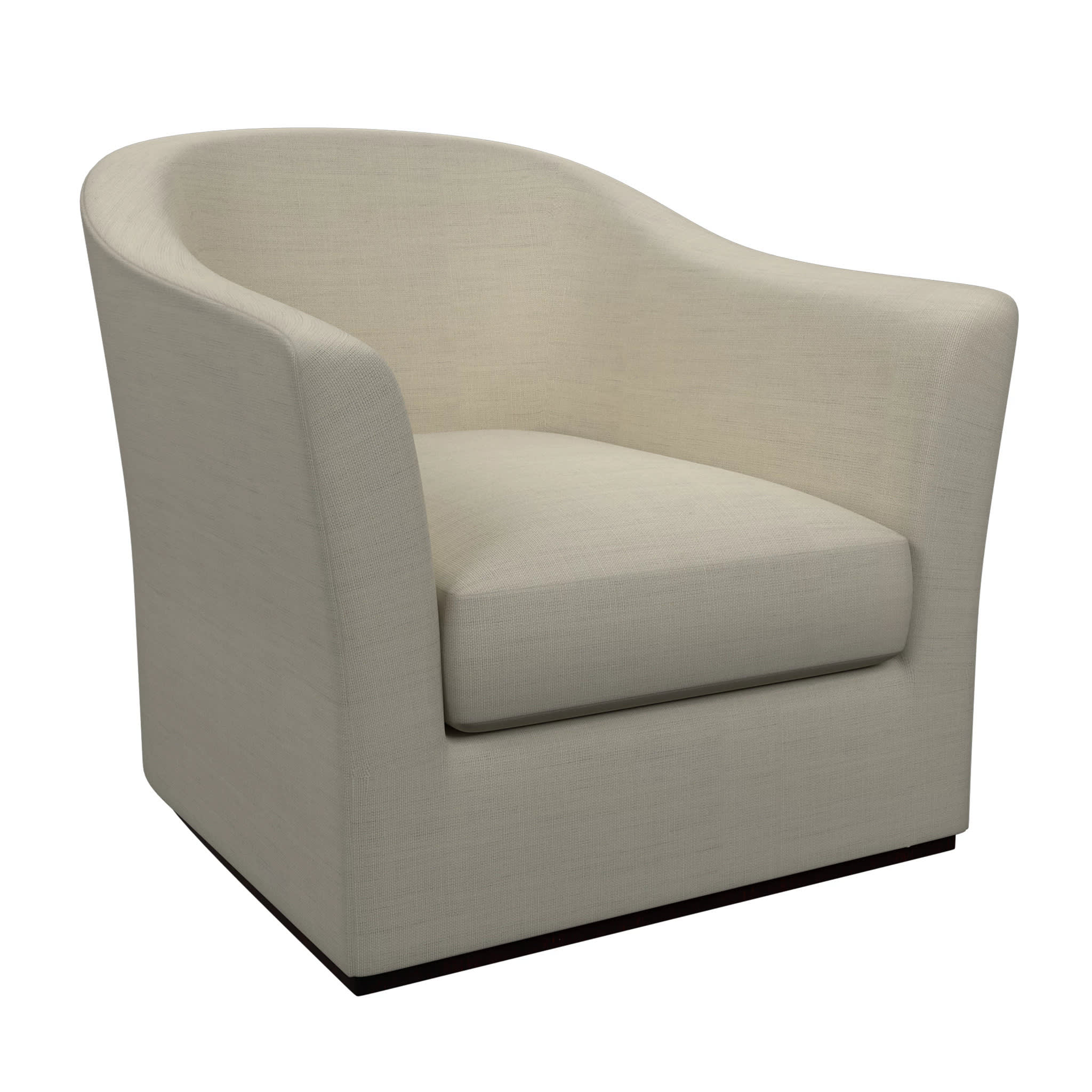 Thunderbird Swivel Chair | Estate Linen Pearl Grey