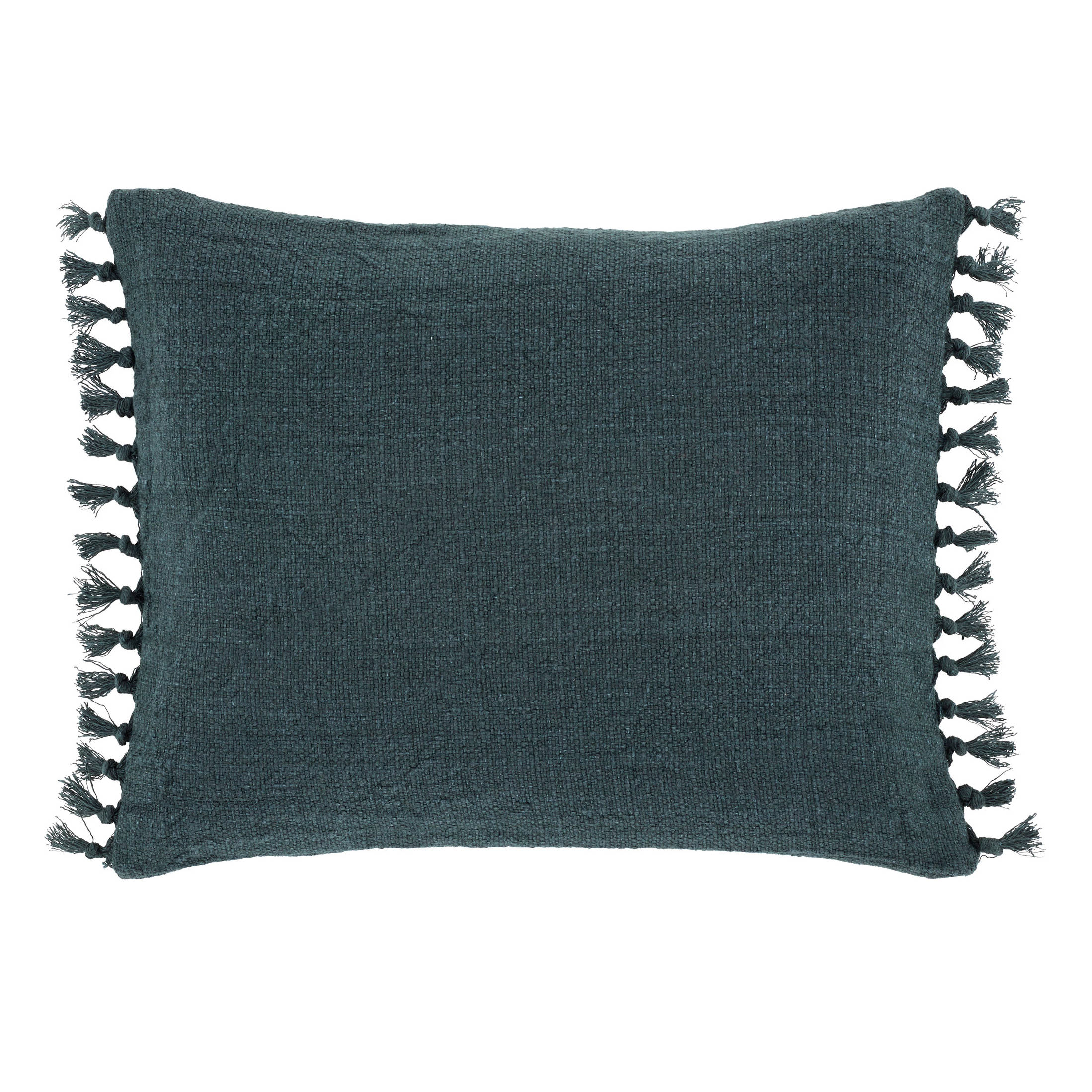 Evelyn Linen Decorative Pillow Cover | Everglade - Image 2