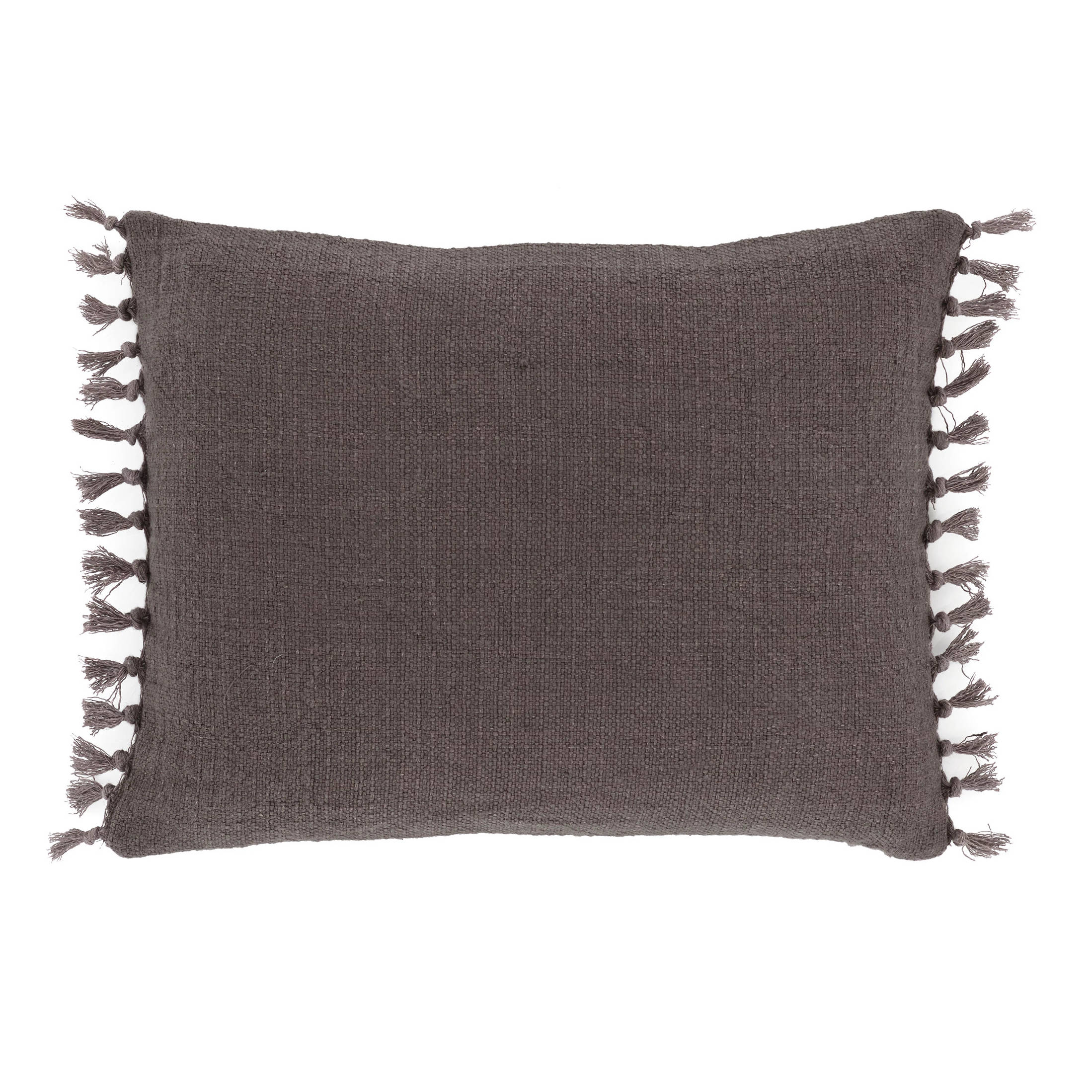 Evelyn Linen Decorative Pillow Cover | Iron - Image 2