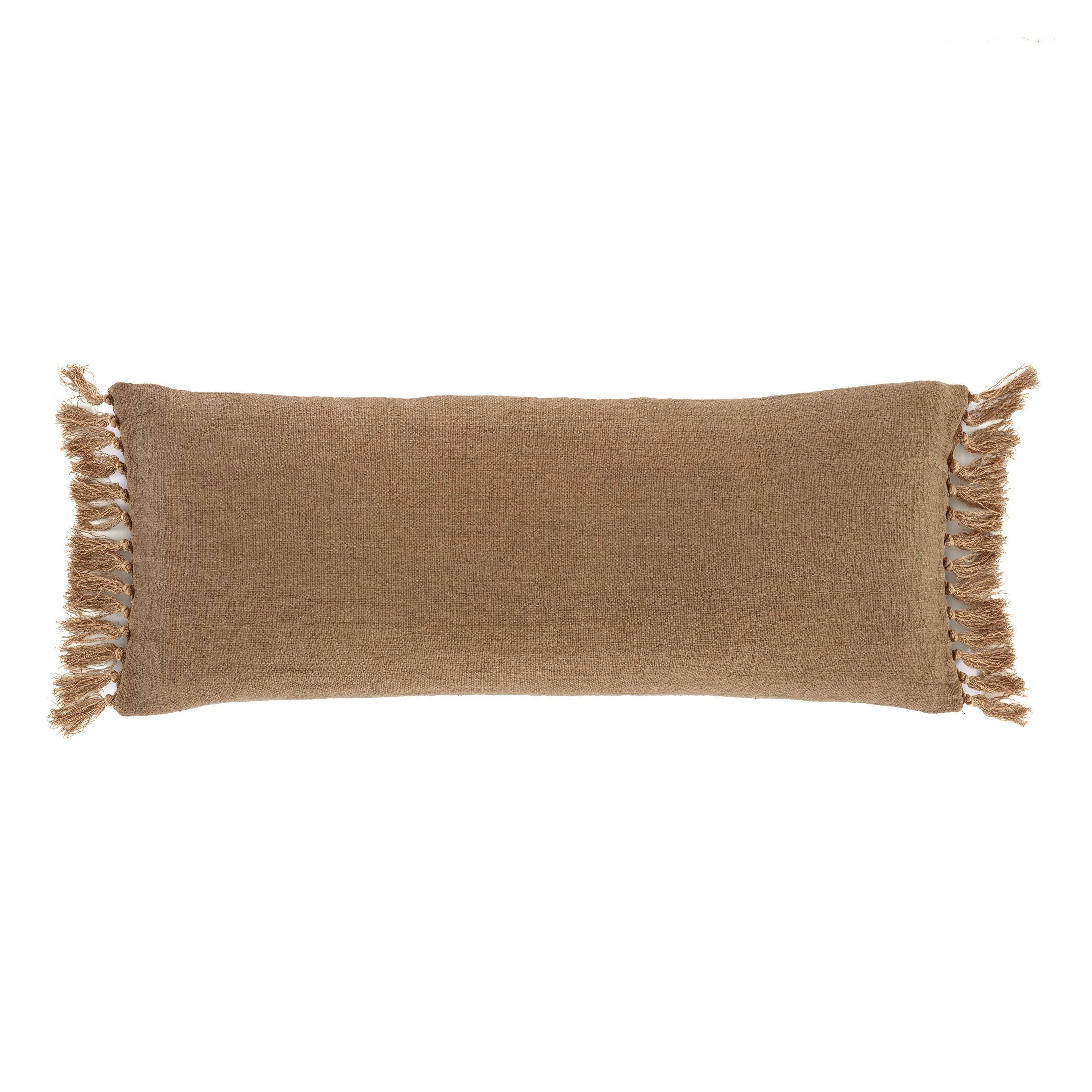 Evelyn Linen Decorative Pillow Cover | Parchment - Image 3