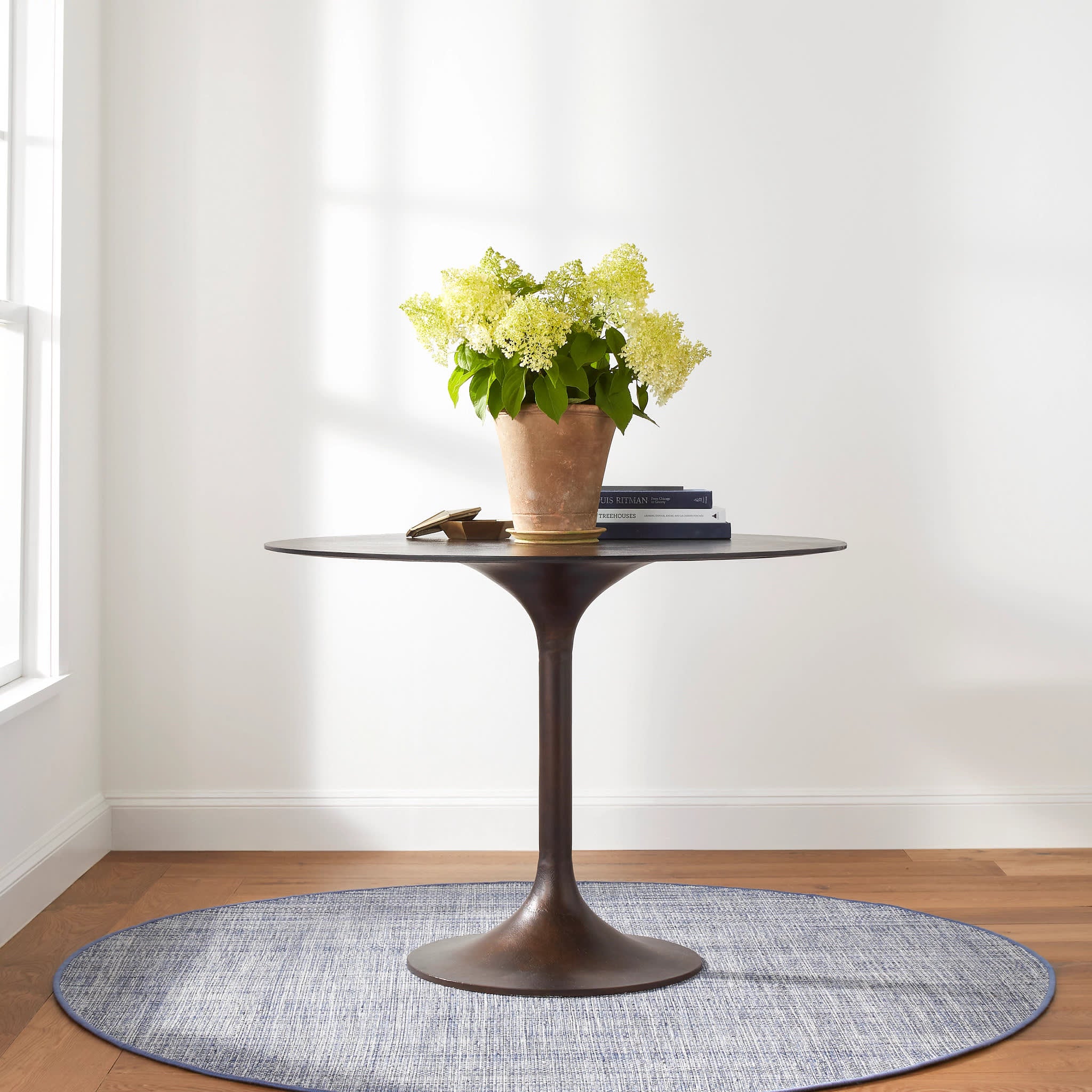 Fusion Handwoven Indoor/Outdoor Custom Rug | Blue - Image 4